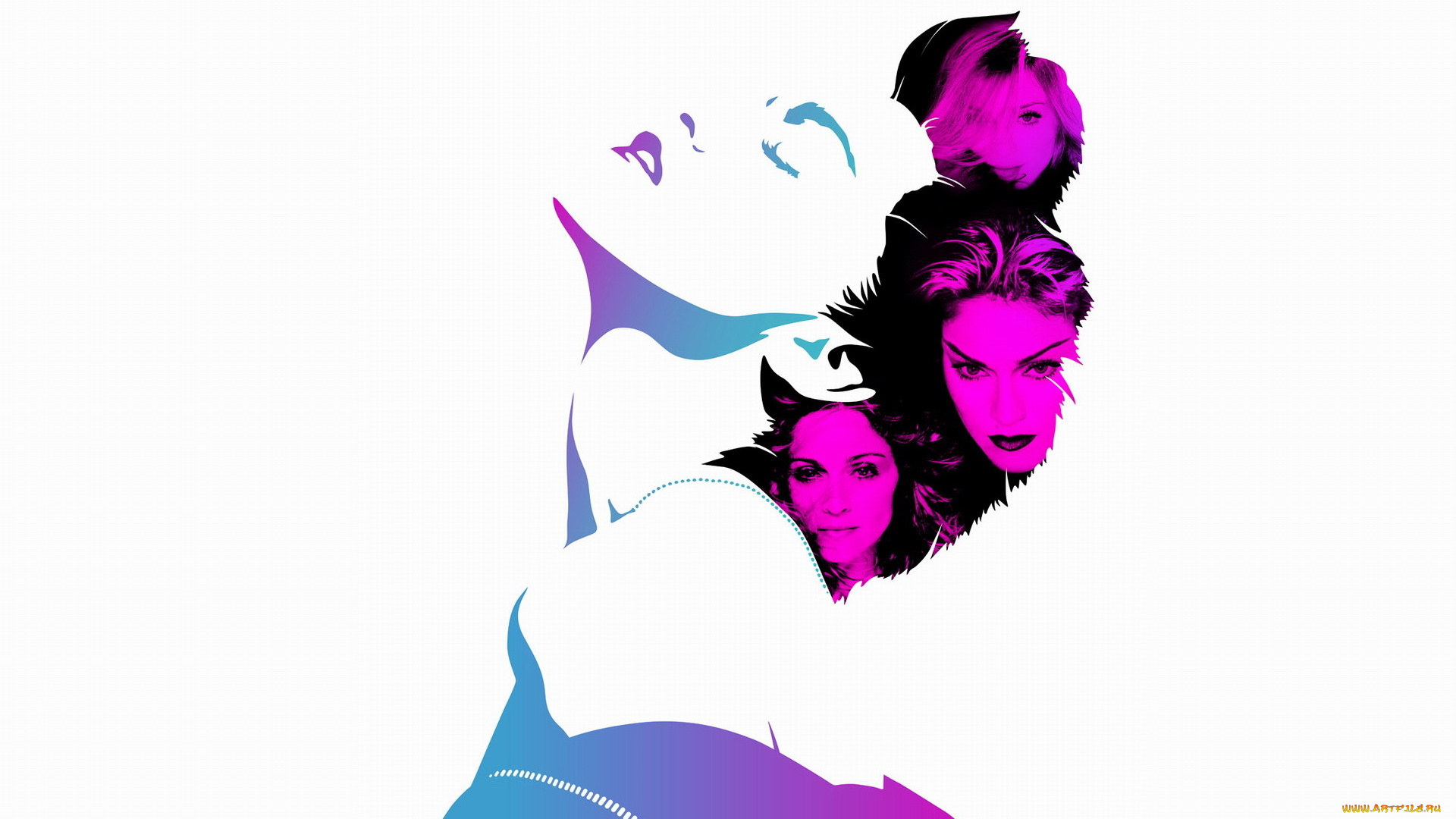 мадонна, музыка, madonna, портрет, профиль