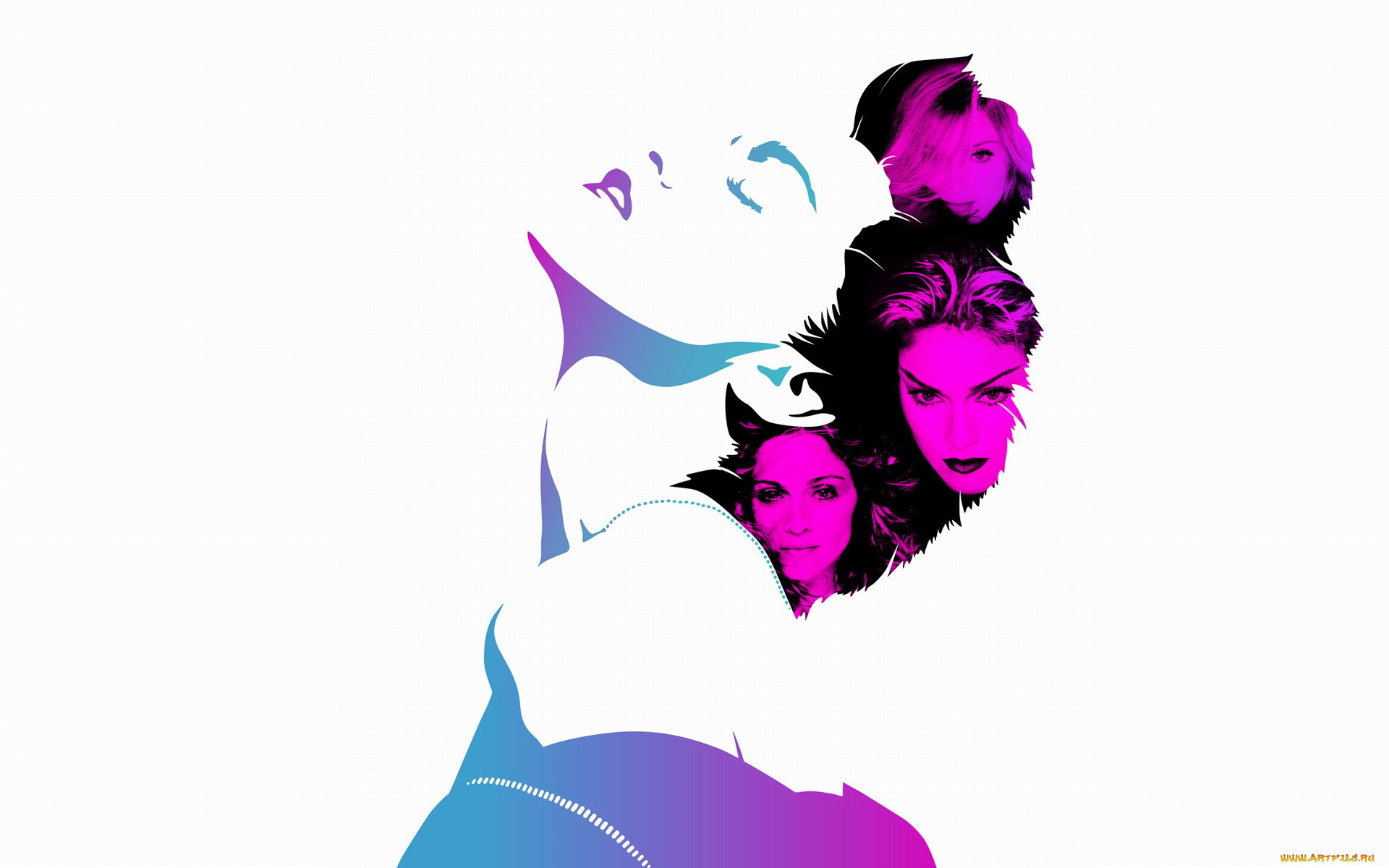 мадонна, музыка, madonna, портрет, профиль