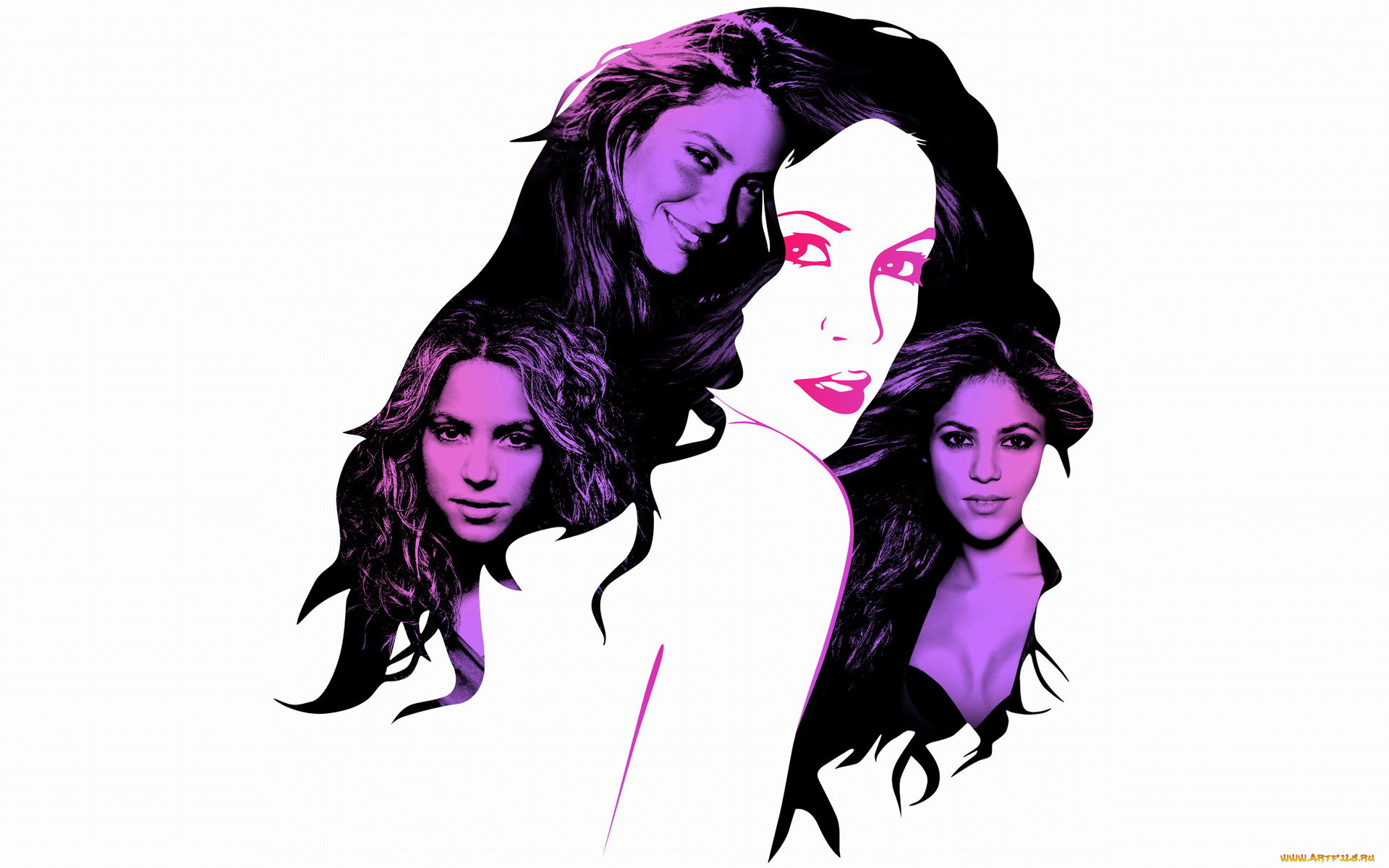 шакира, музыка, shakira, фотографии, рисунок, портрет