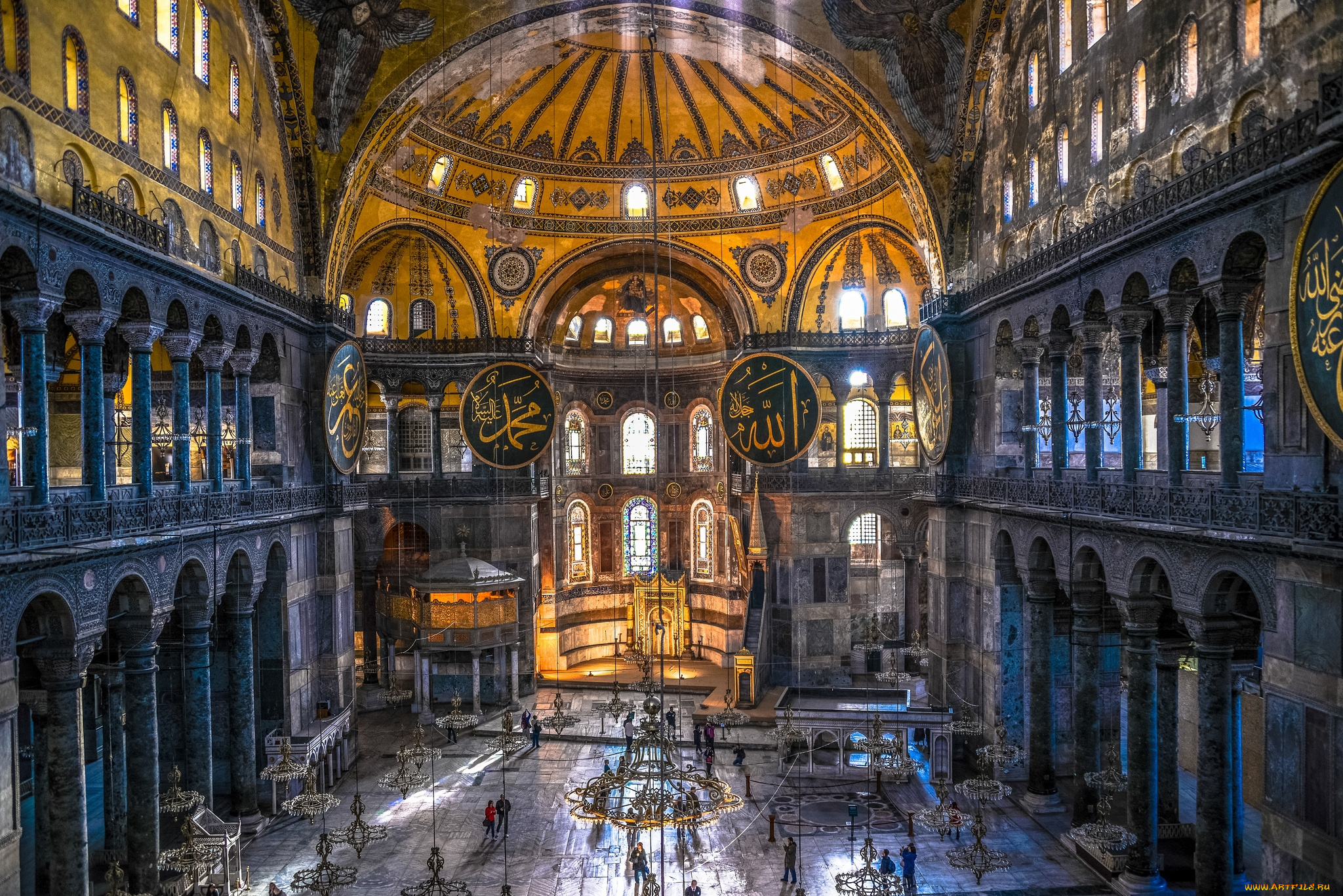 интерьер, убранство, роспись, храма, мечеть