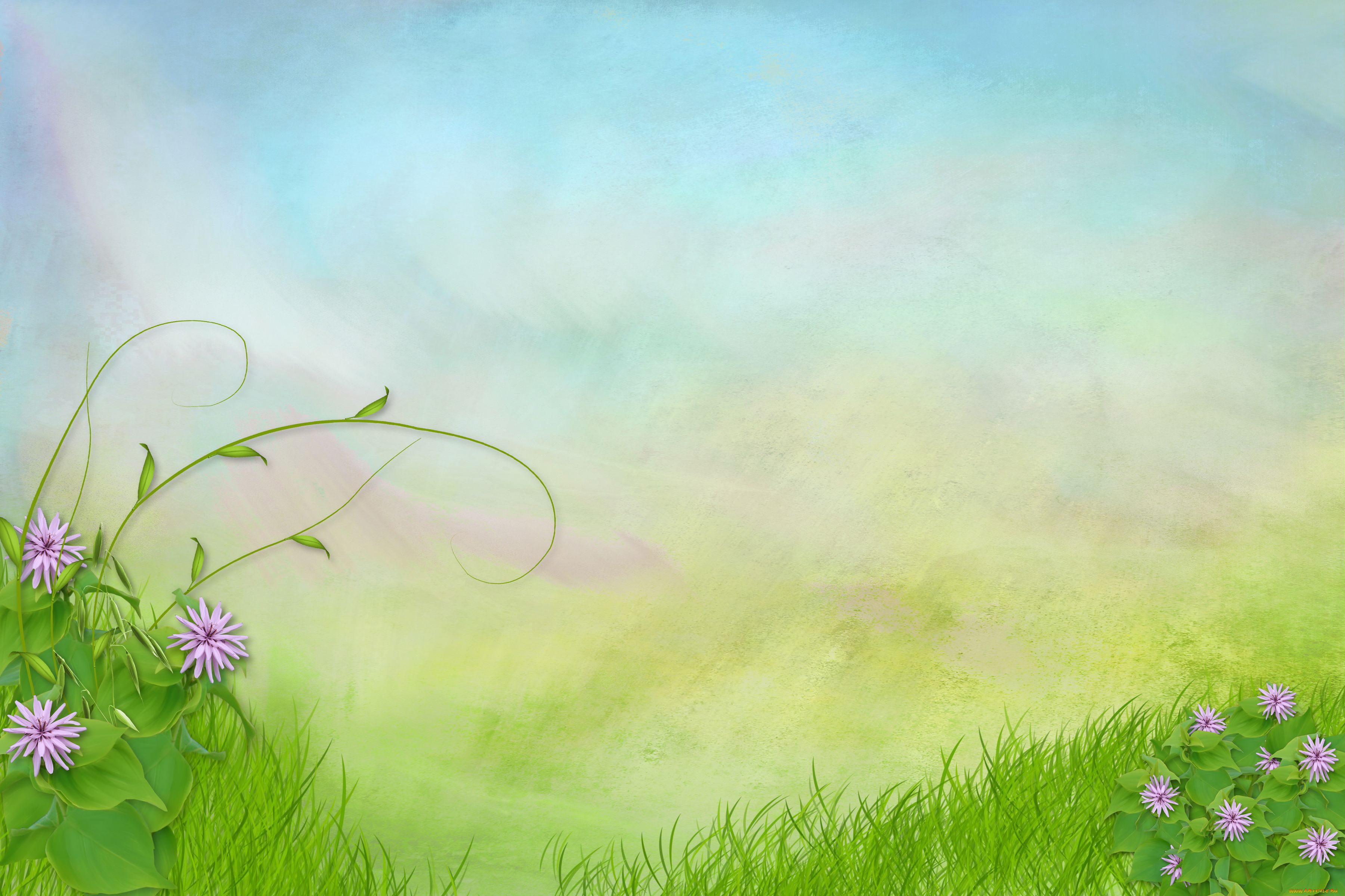 3d, векторная, графика, wallpapers, природа, art