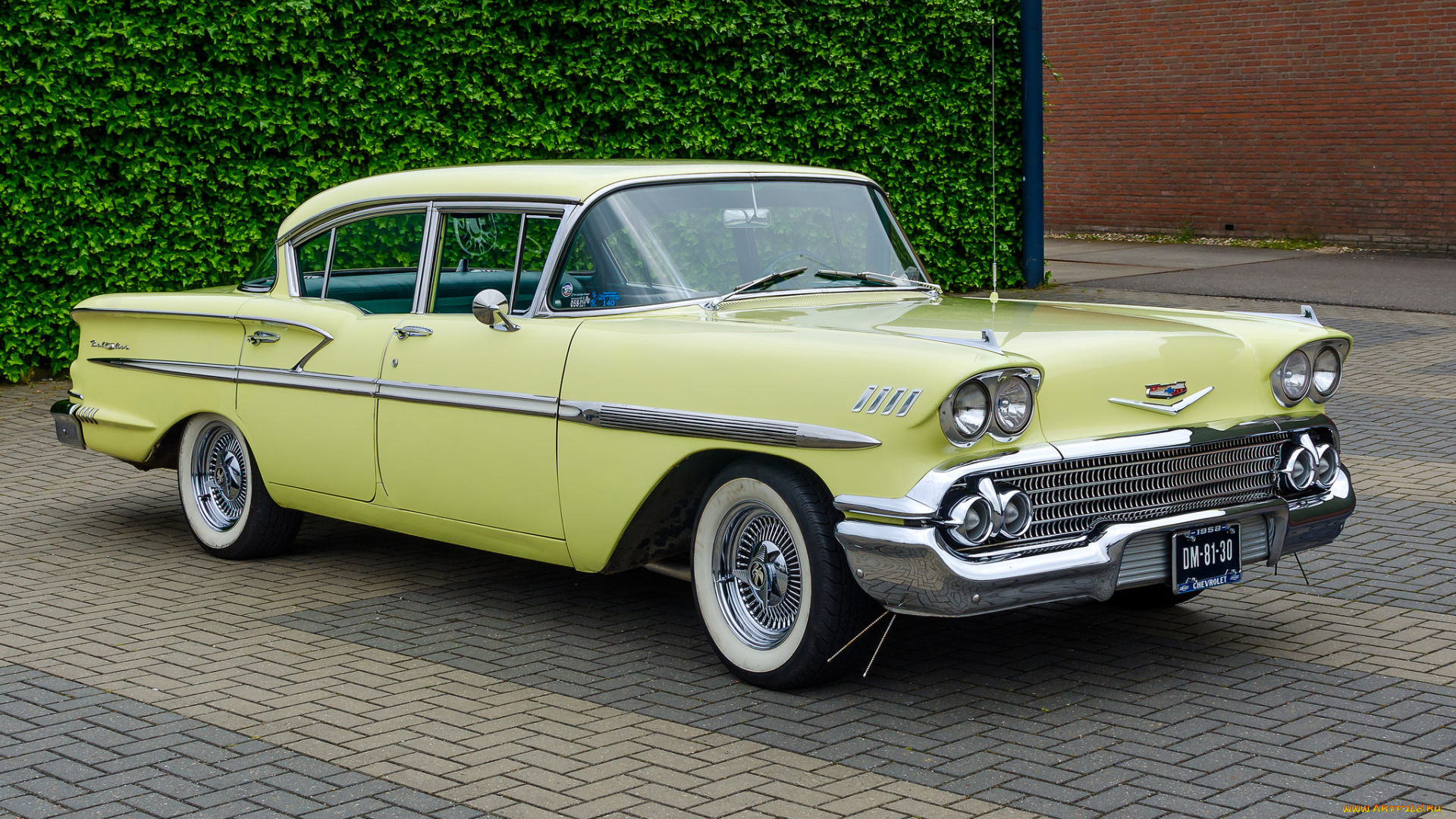 chevrolet, bel-air, 4, door, sedan, 1958, автомобили, выставки, и, уличные, фото, ретро, история, выставка, автошоу