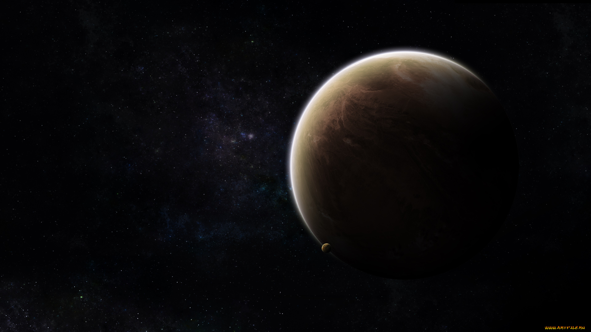 космос, арт, планеты