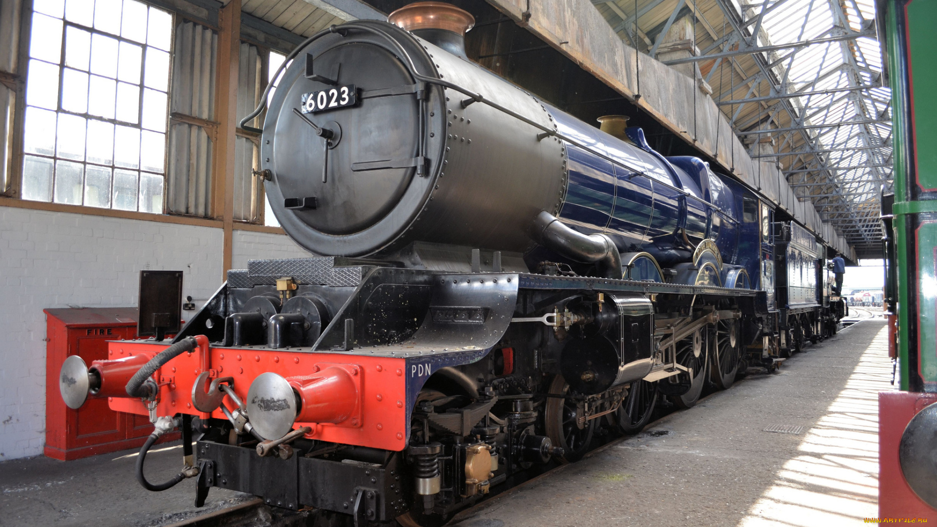 техника, паровозы, дорога, рельсы, железная, паровоз