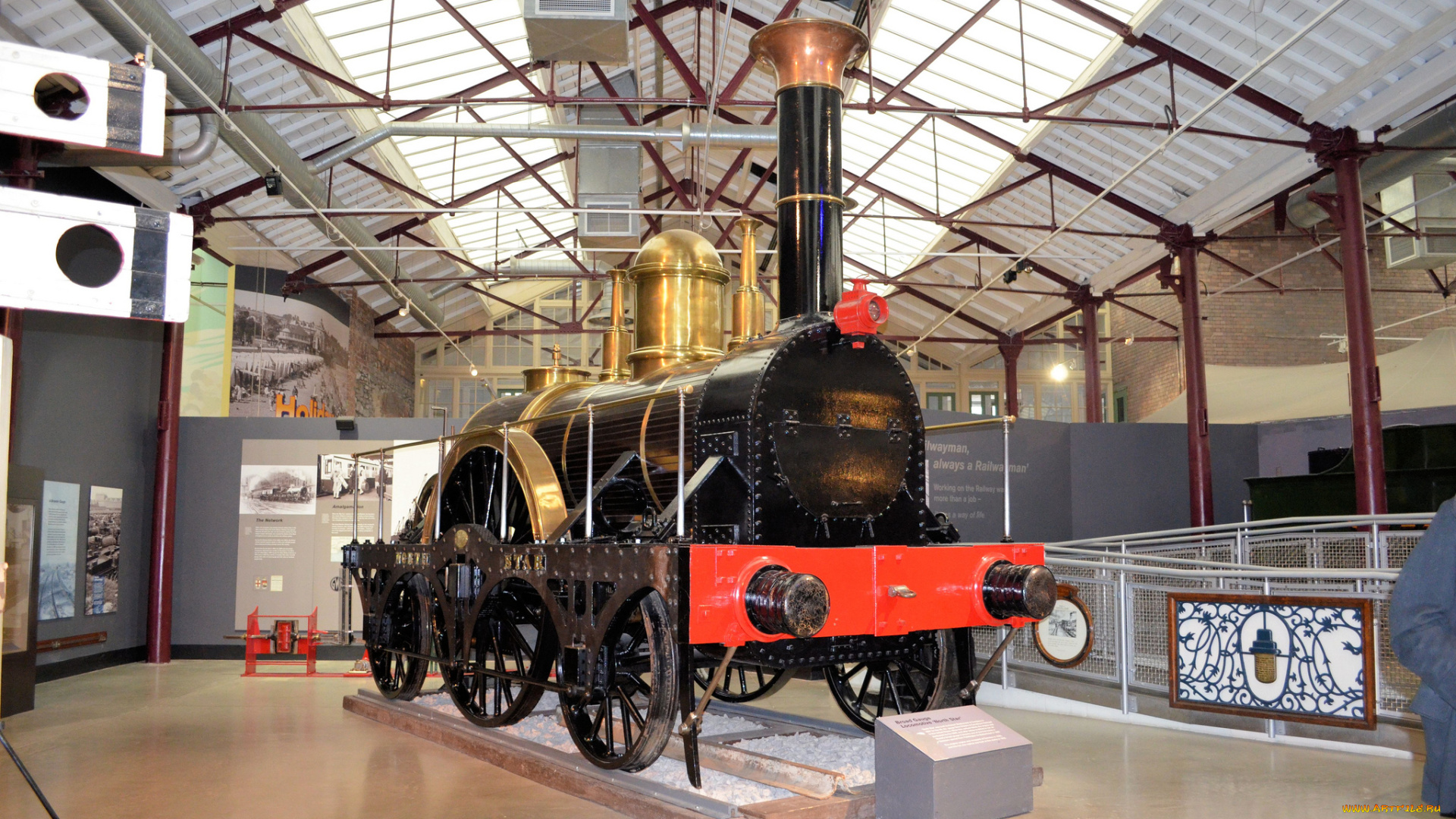 техника, паровозы, паровоз, музей, ретро