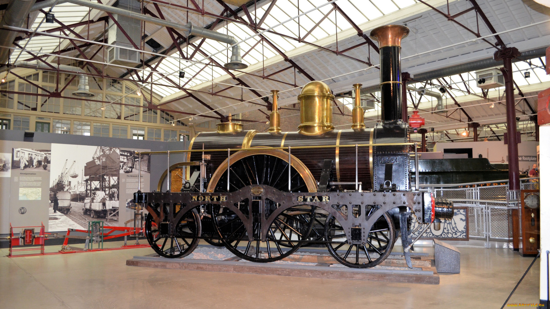 техника, паровозы, ретро, паровоз, музей