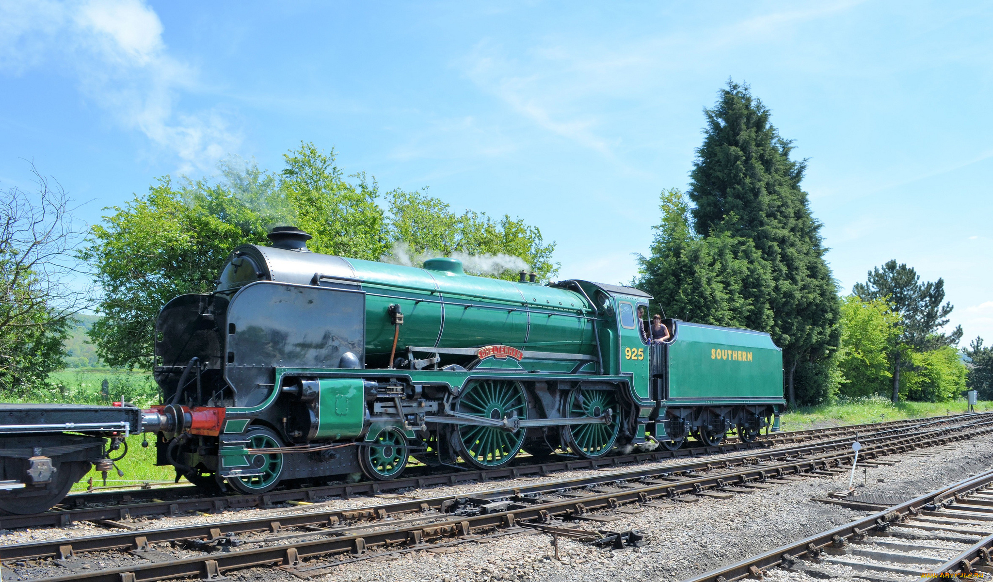 техника, паровозы, паровоз, рельсы, дорога, железная