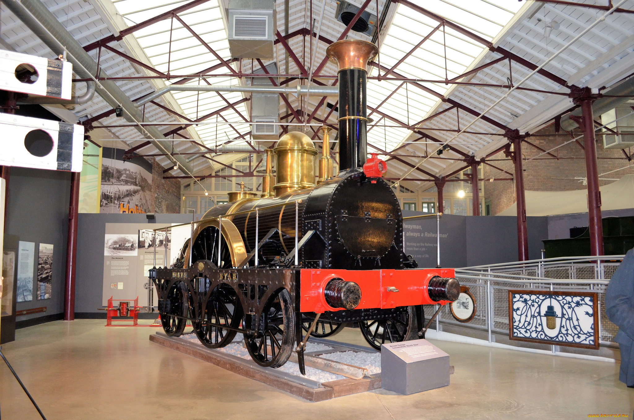 техника, паровозы, паровоз, музей, ретро