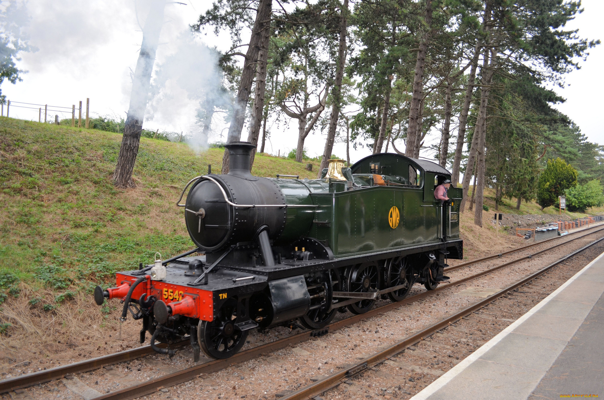 техника, паровозы, паровоз, рельсы, железная, дорога