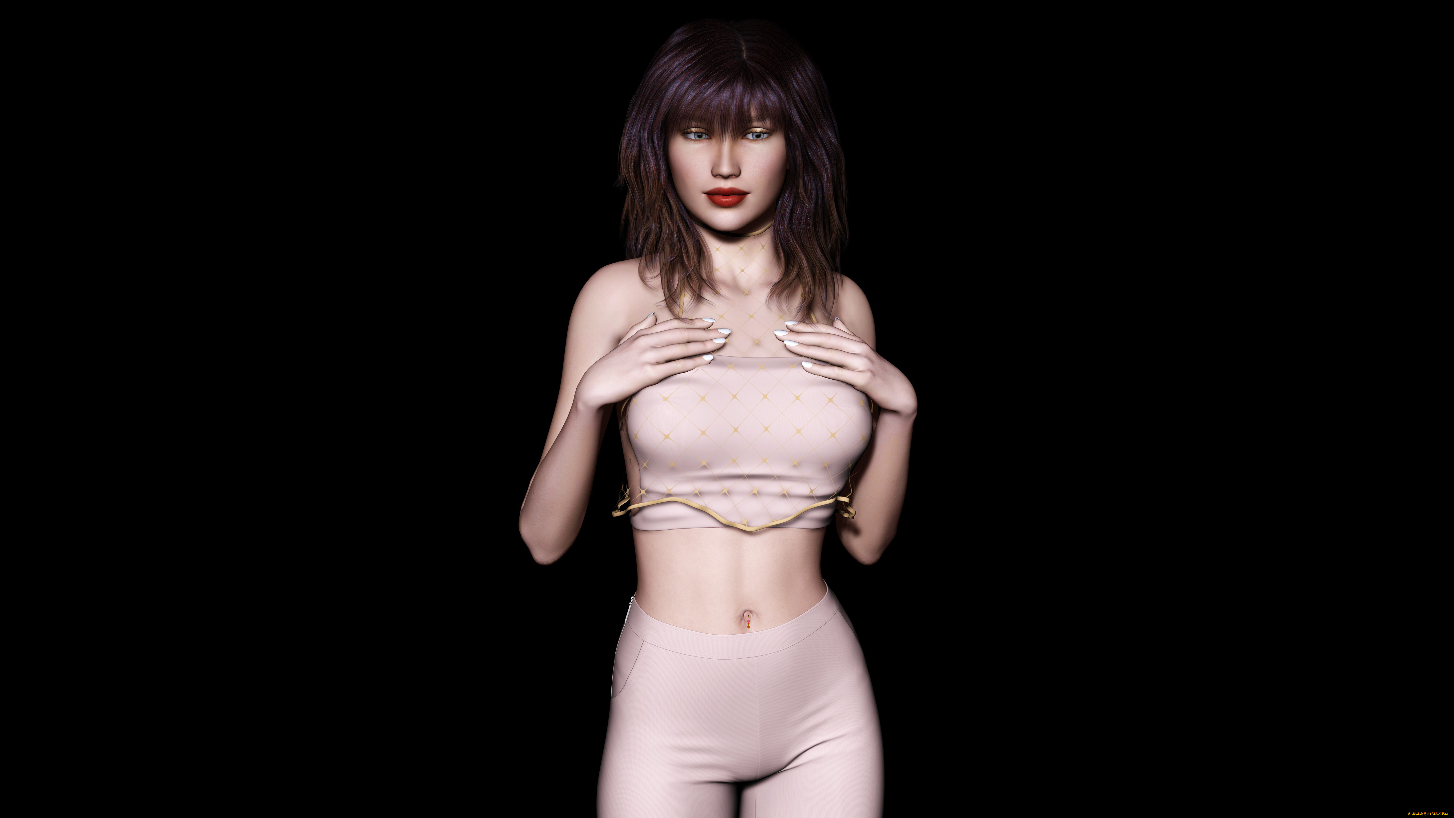 3д, графика, people, , люди, взгляд, девушка, фон