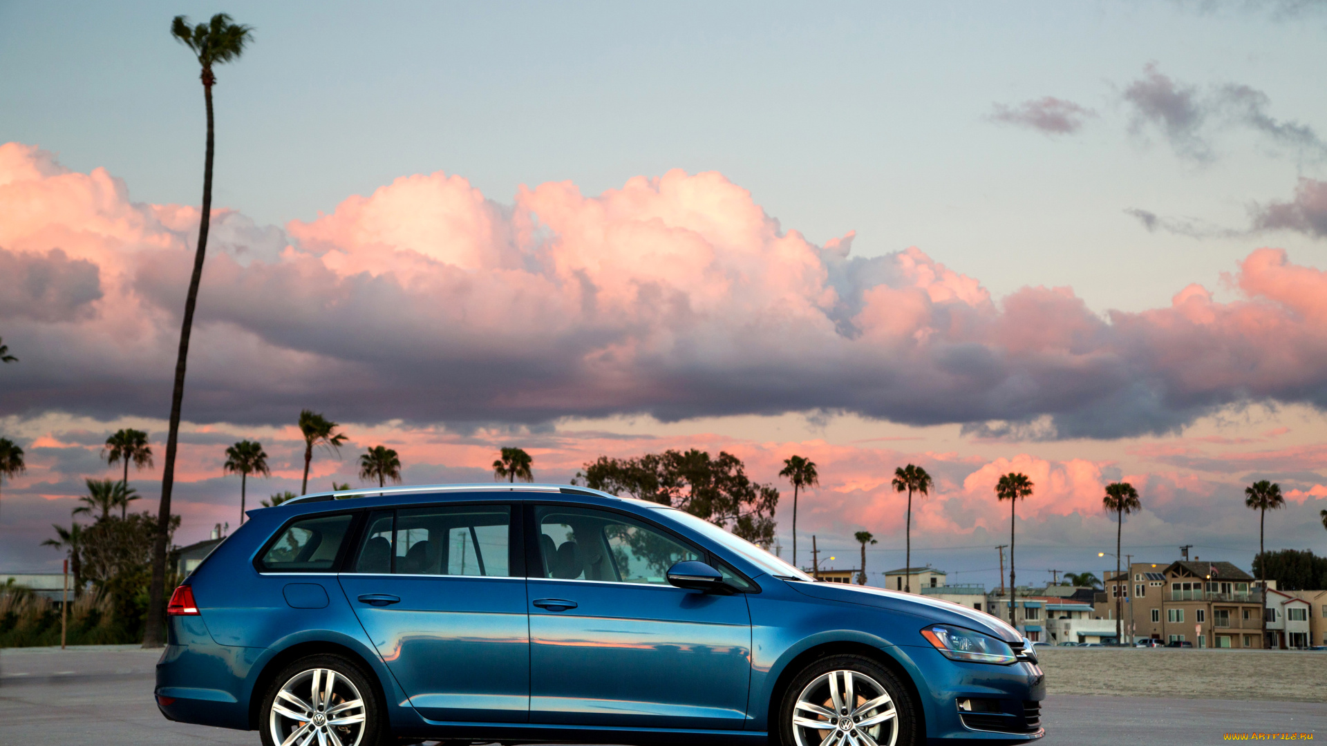 2015, volkswagen, golf, sportwagen, автомобили, volkswagen, металлик, golf, голубой