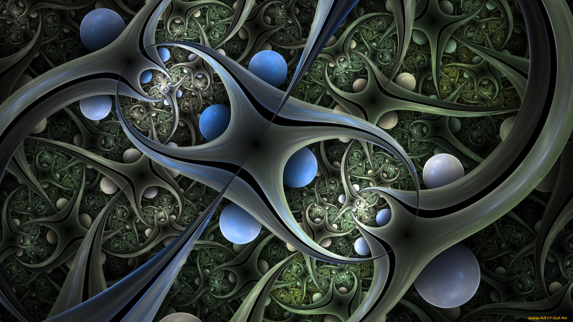 3д, графика, фракталы, , fractal, цвета, фон, узор