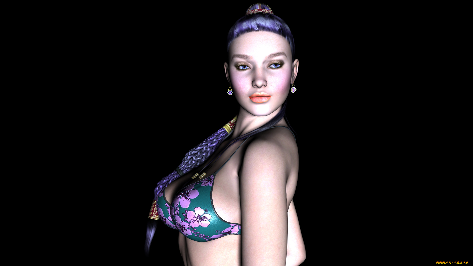 3д, графика, люди, , people, девушка, фон, взгляд