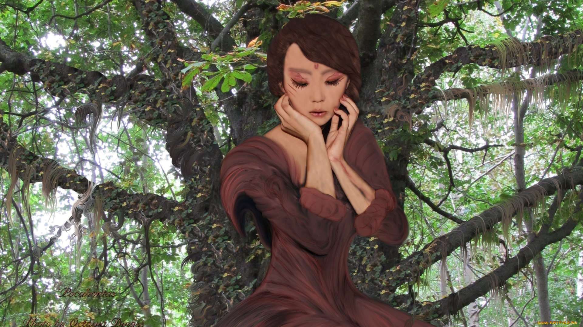 3д, графика, люди, , people, взгляд, девушка, фон