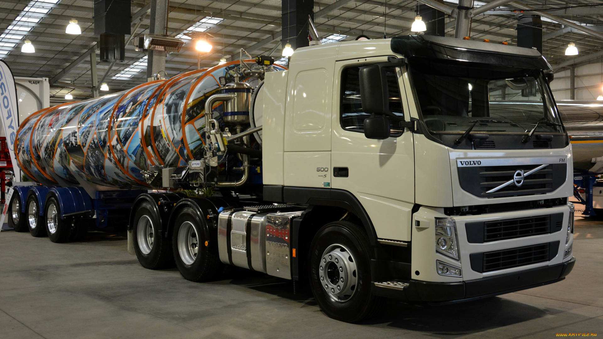 автомобили, volvo, trucks, , выставка, улица, тягач, седельный, грузовик, тяжелый