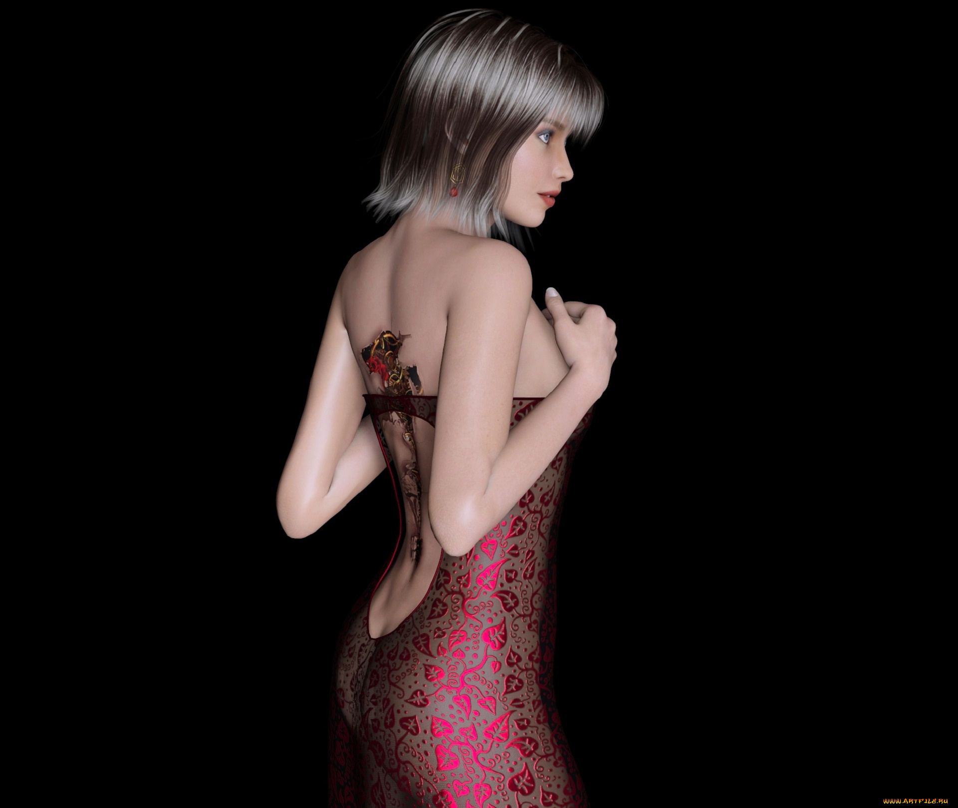 3д, графика, люди, , people, фон, взгляд, девушка