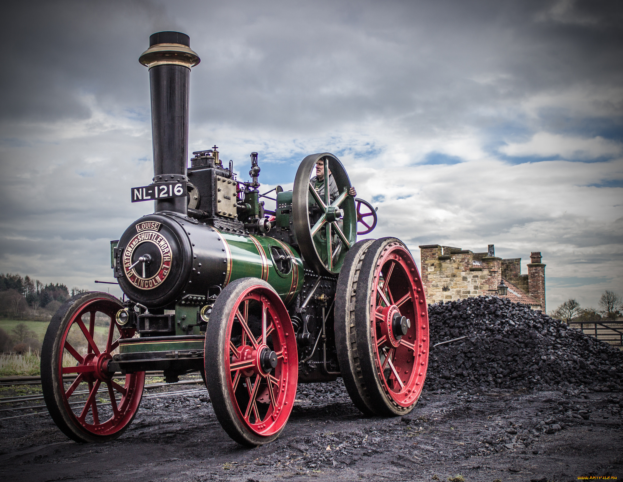 техника, тракторы, паровой, трактор