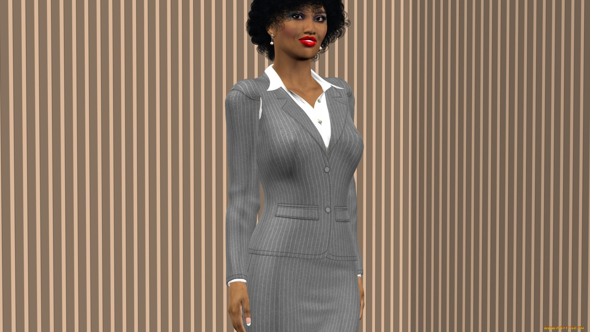 3д, графика, люди, , people, девушка, взгляд, фон