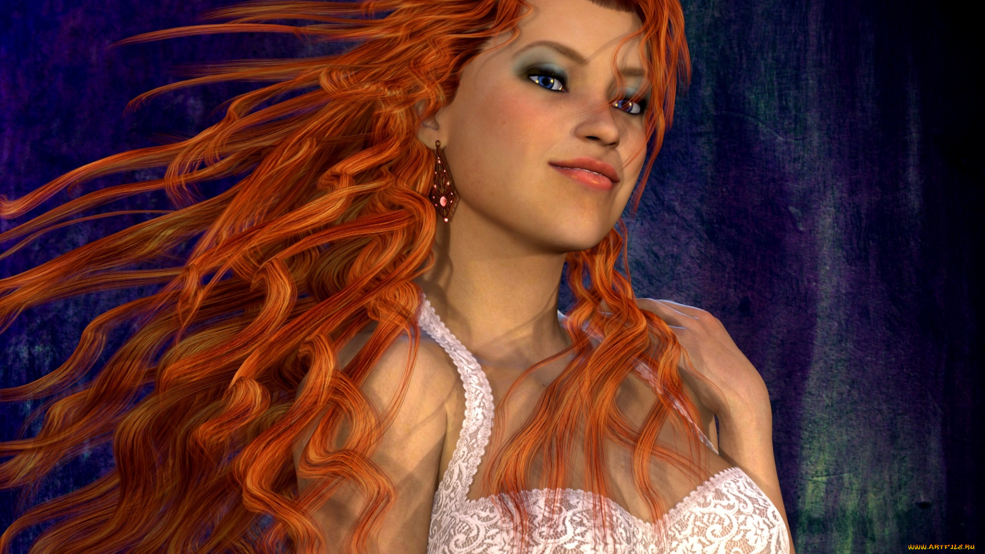 3д, графика, люди, , people, взгляд, девушка, фон