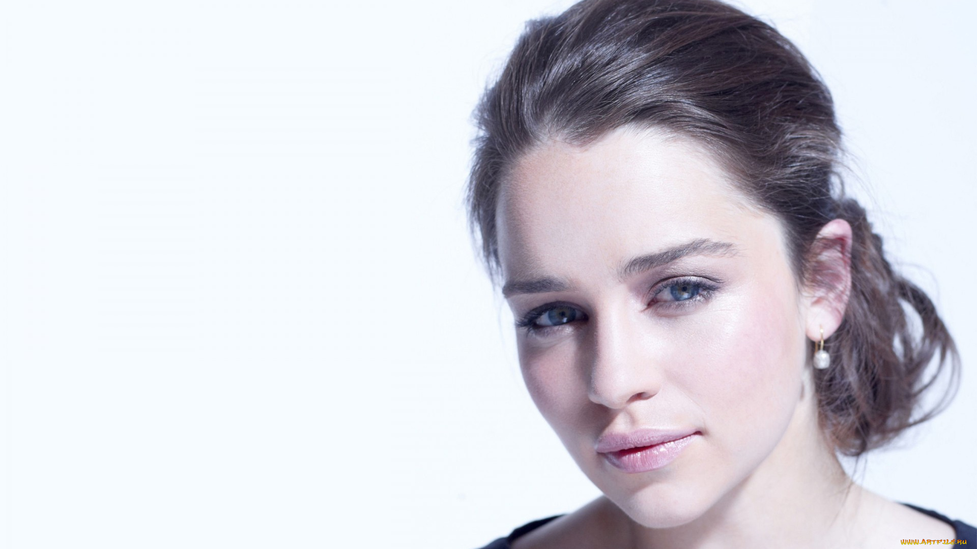 девушки, emilia, clarke, улыбка, лицо, актриса, взгляд, эмилия, кларк