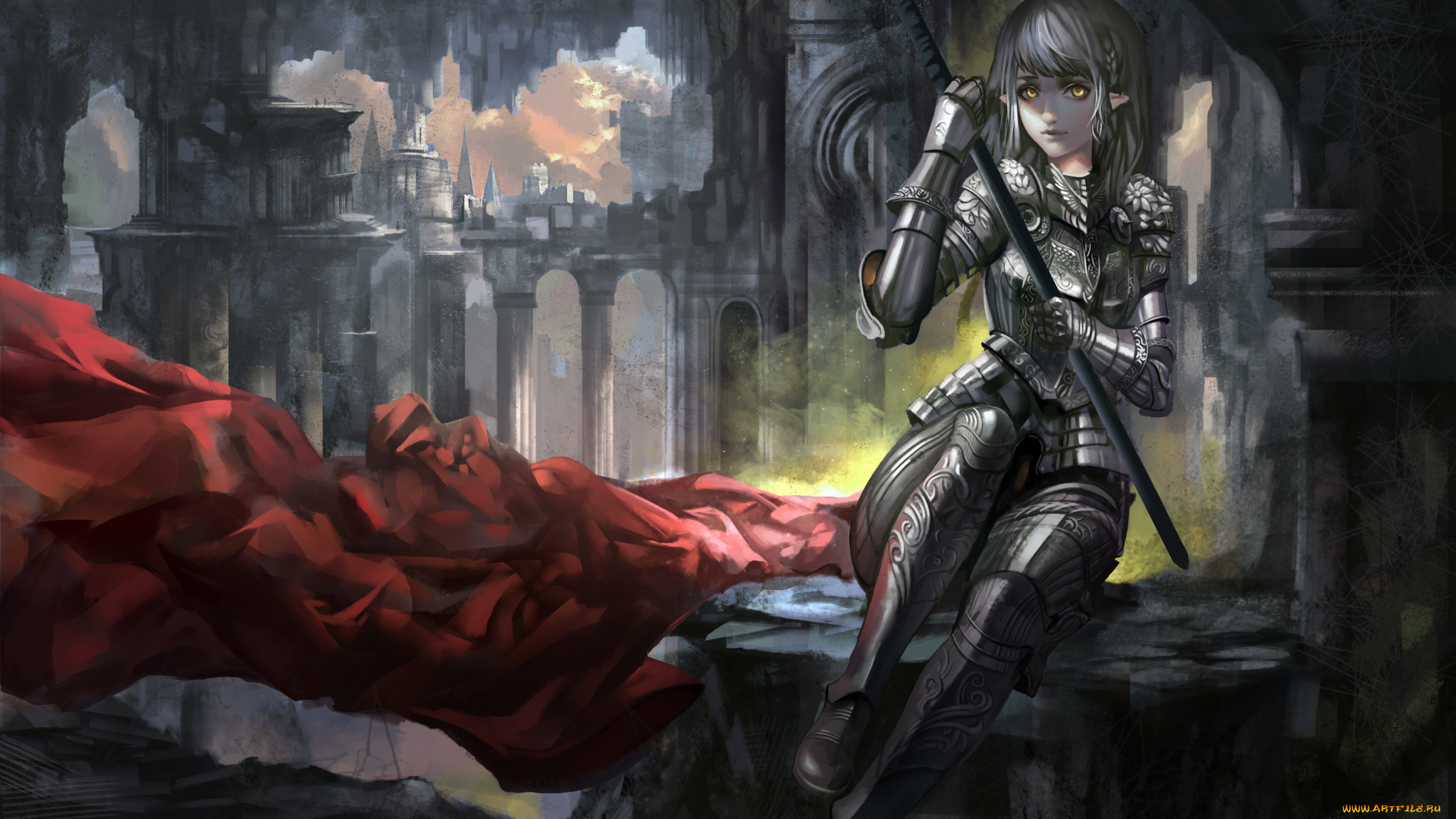 фэнтези, эльфы, эльфийка