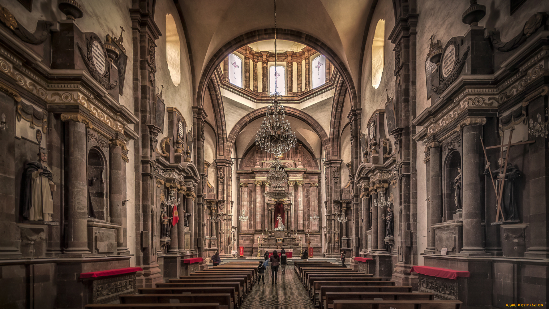 templo, de, san, francisco, интерьер, убранство, , роспись, храма, храм