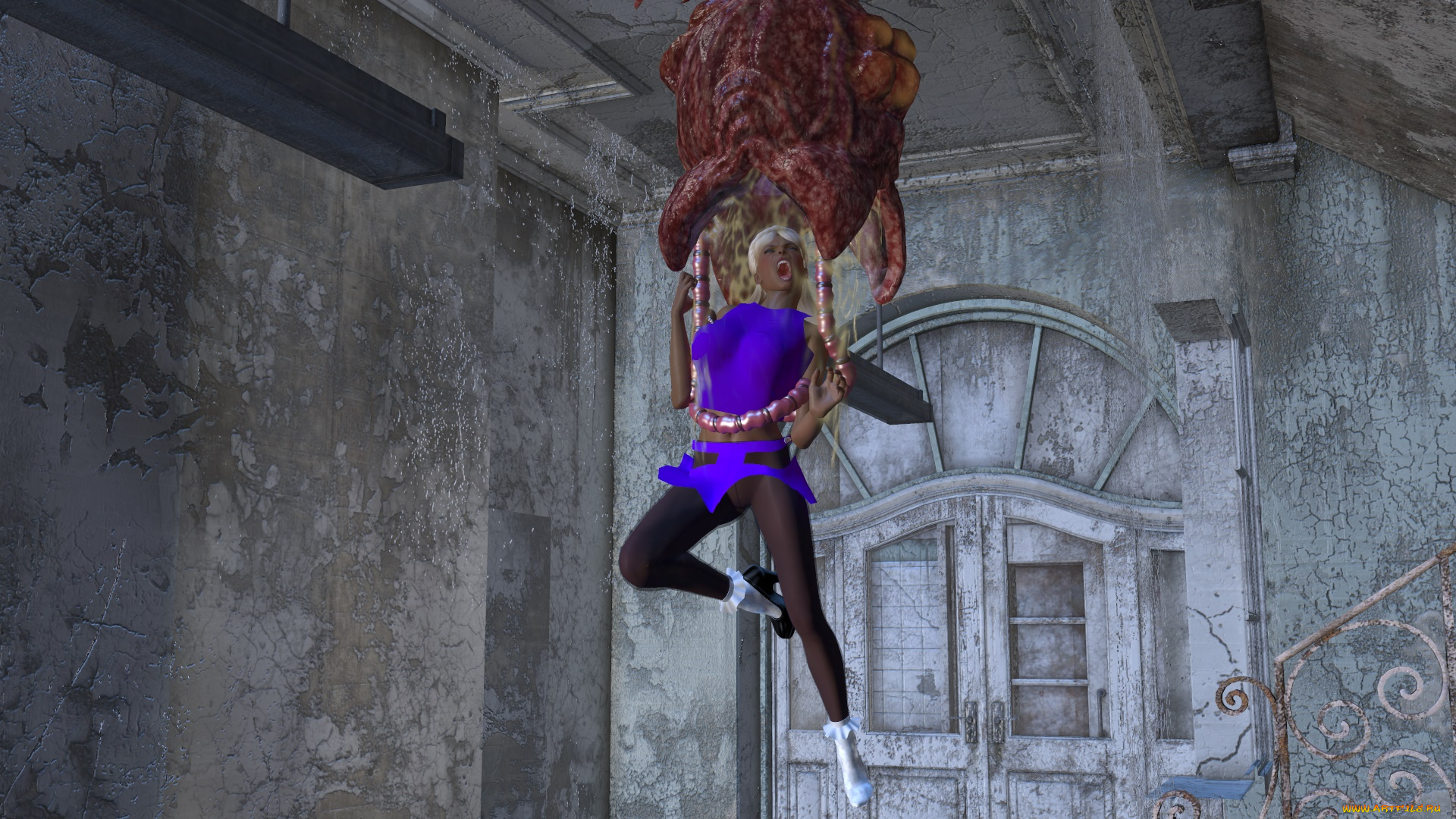 3д, графика, фантазия, , fantasy, фон, взгляд, девушка