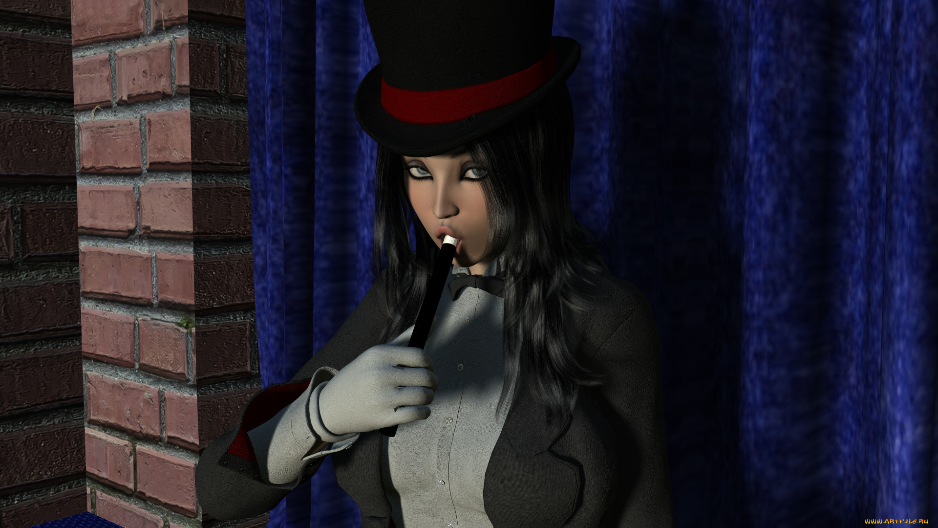 3д, графика, люди, , people, фон, взгляд, девушка