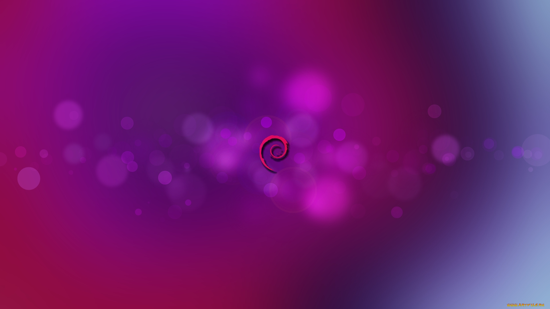 компьютеры, debian, фон, логотип