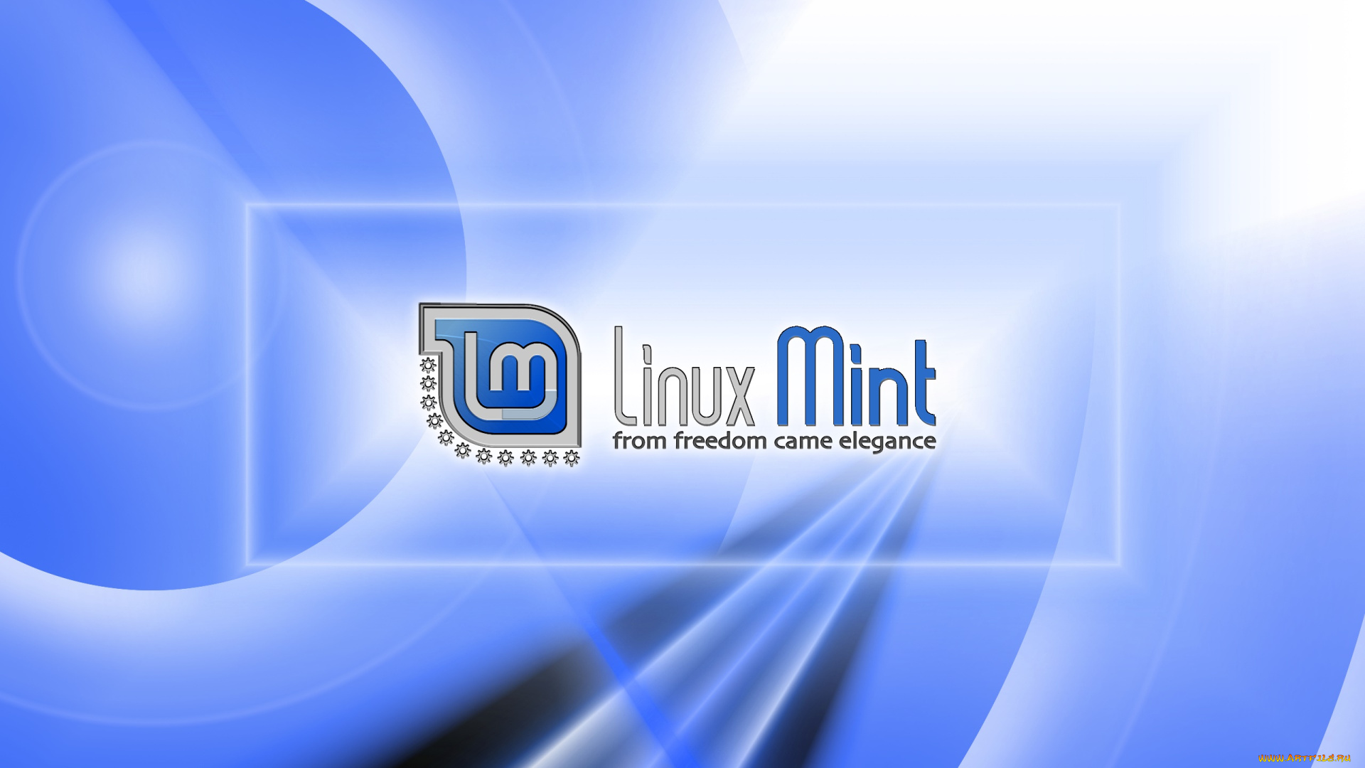 компьютеры, linux, логотип, фон