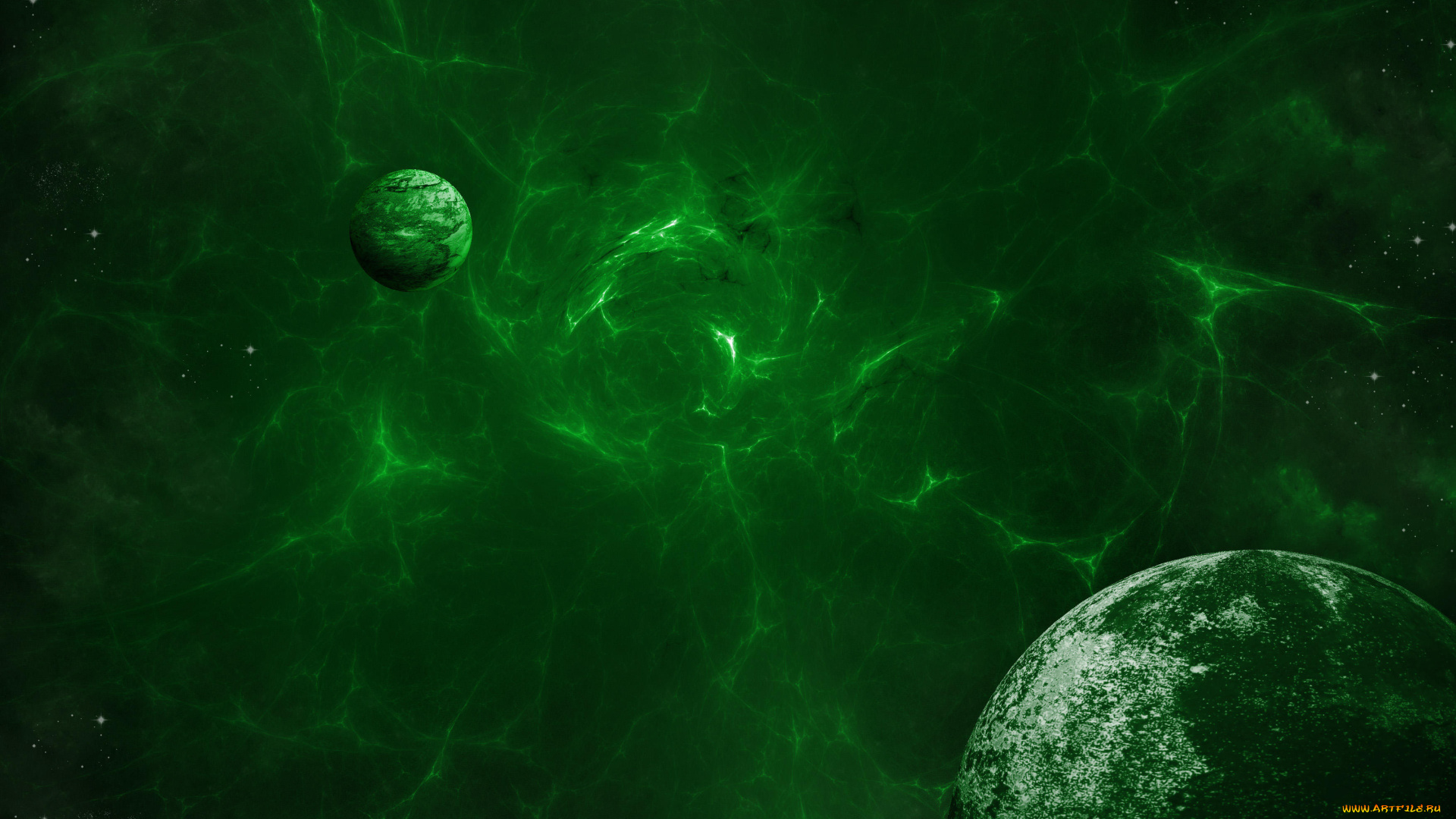 космос, арт, вселенная, планеты, звёзды, созвездия