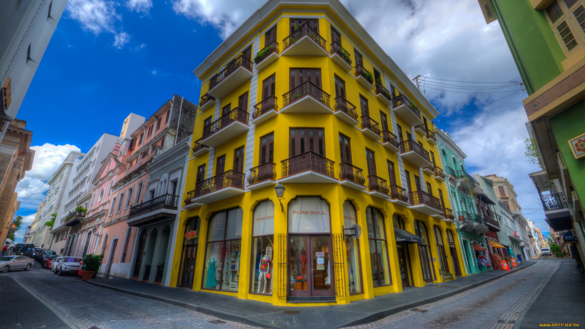 old, san, juan, , puerto, rico, города, -, улицы, , площади, , набережные, улица