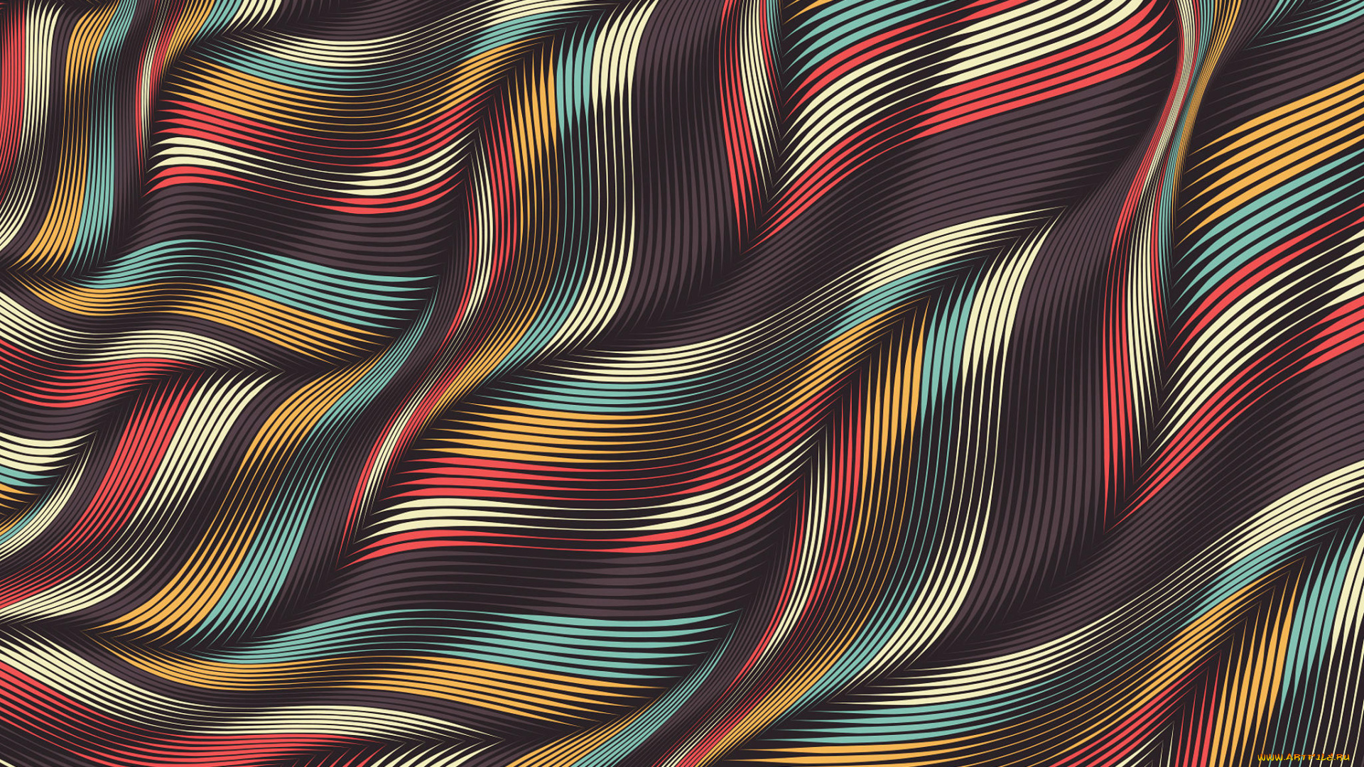 векторная, графика, графика, , graphics, изгибы, линии, цвета, фон, узор