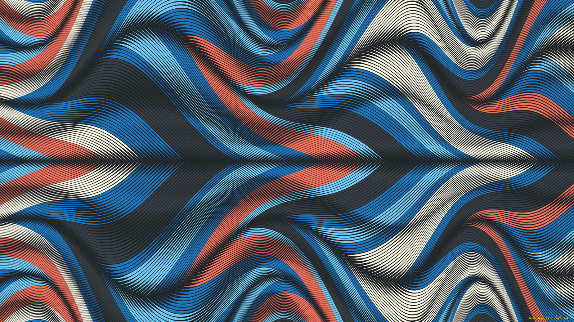 векторная, графика, графика, , graphics, изгибы, линии, цвета, фон, узор