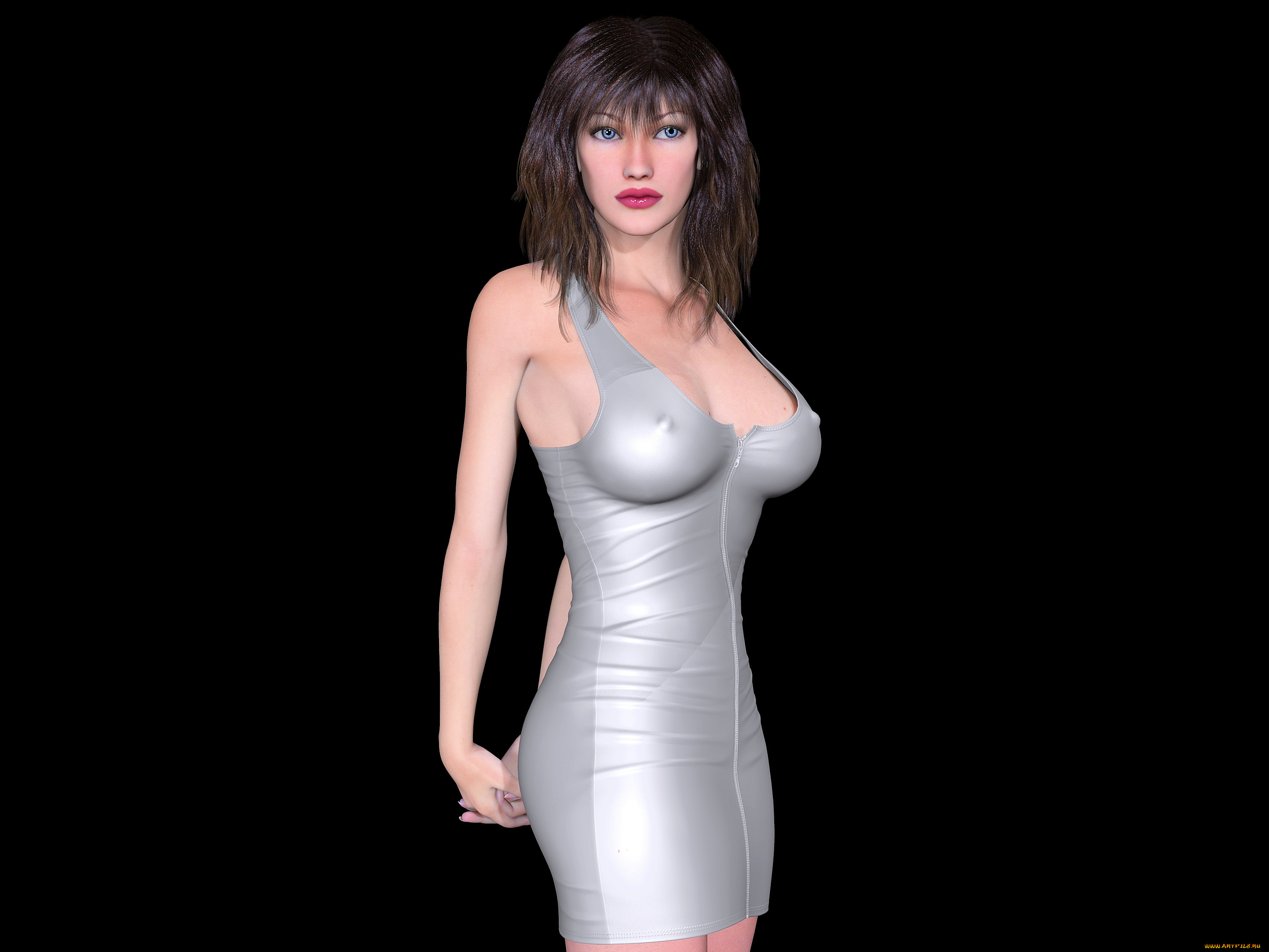 3д, графика, люди, , people, фон, взгляд, девушка