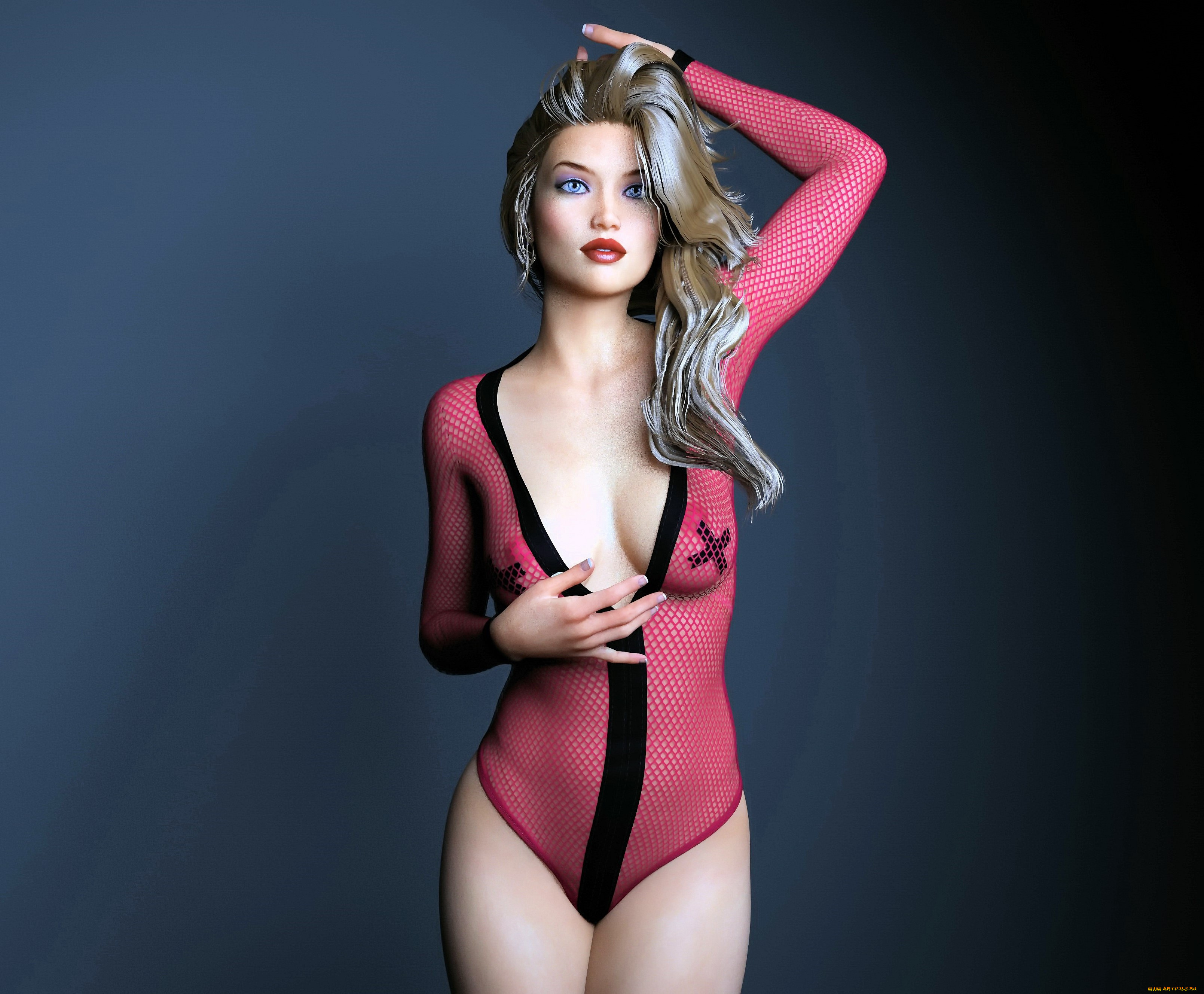 3д, графика, люди, , people, взгляд, фон, девушка