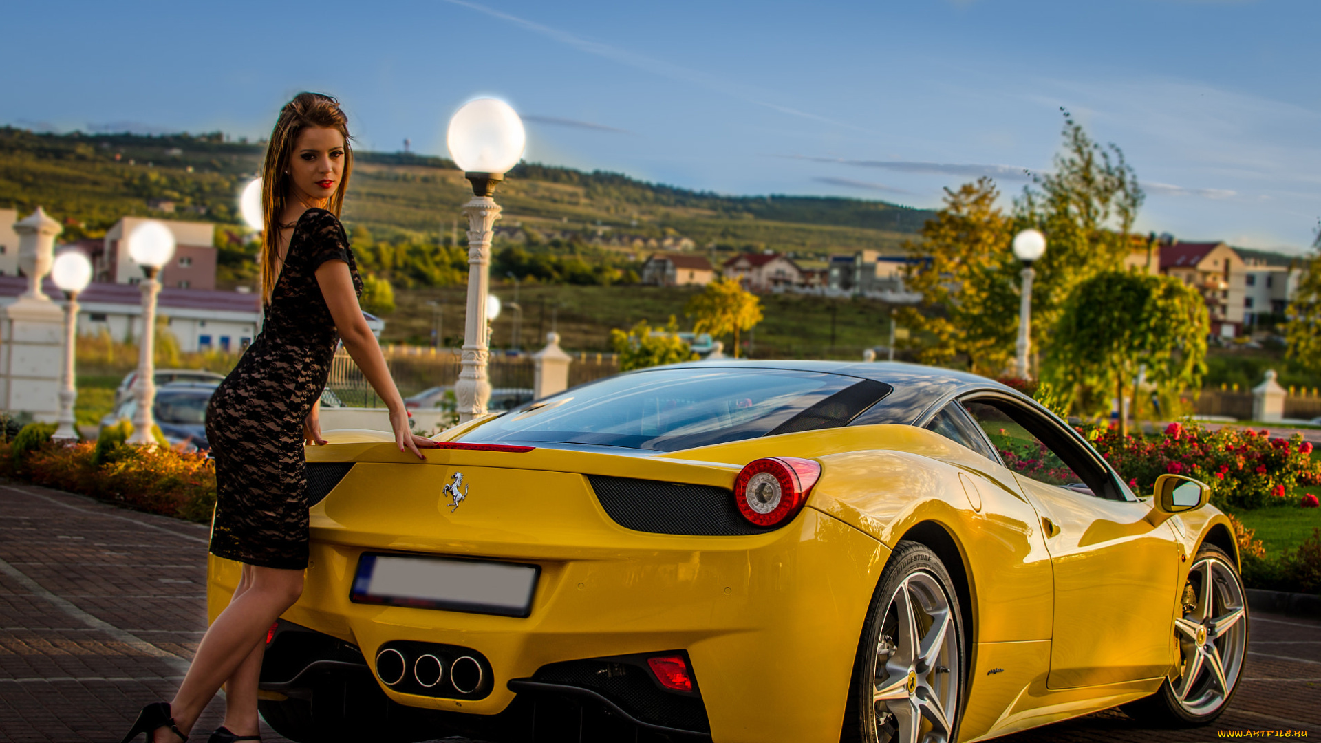 автомобили, -авто, с, девушками, авто, девушки