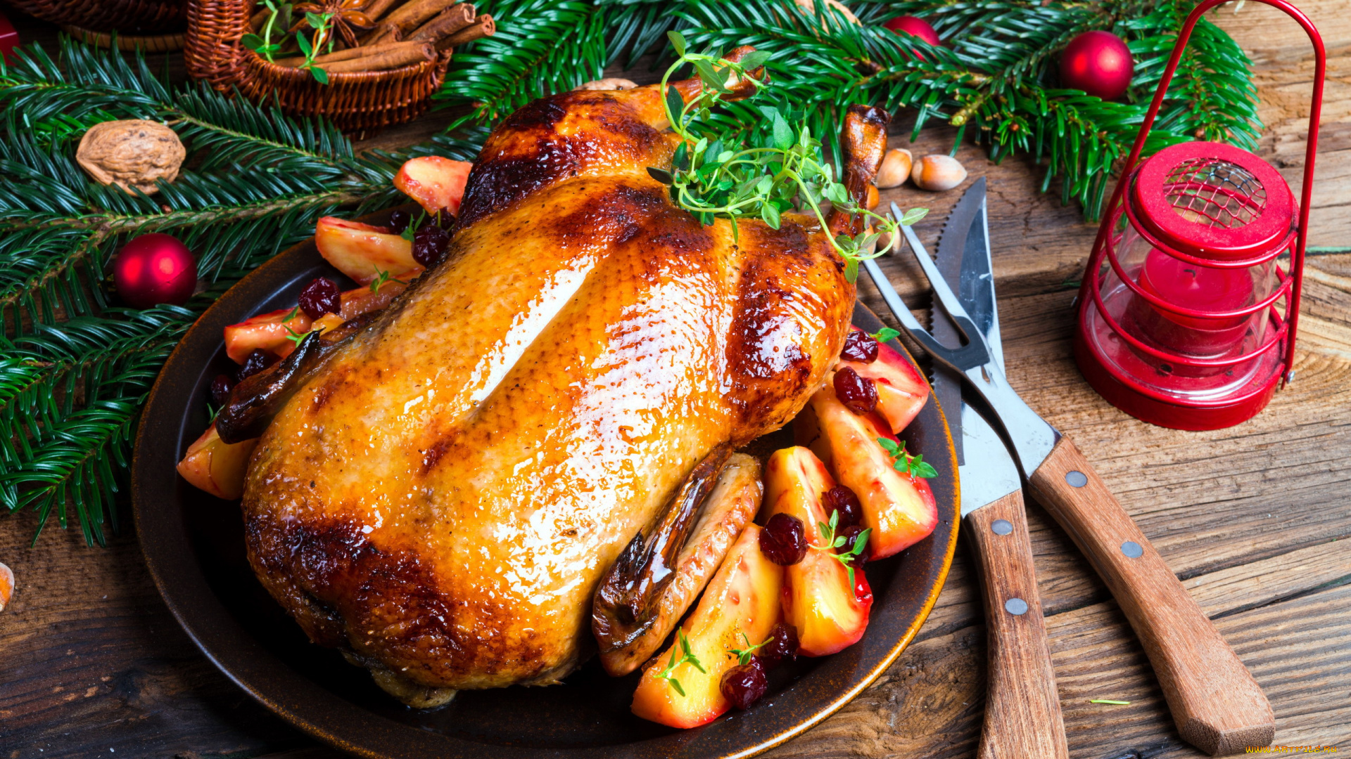 еда, мясные, блюда, гусь