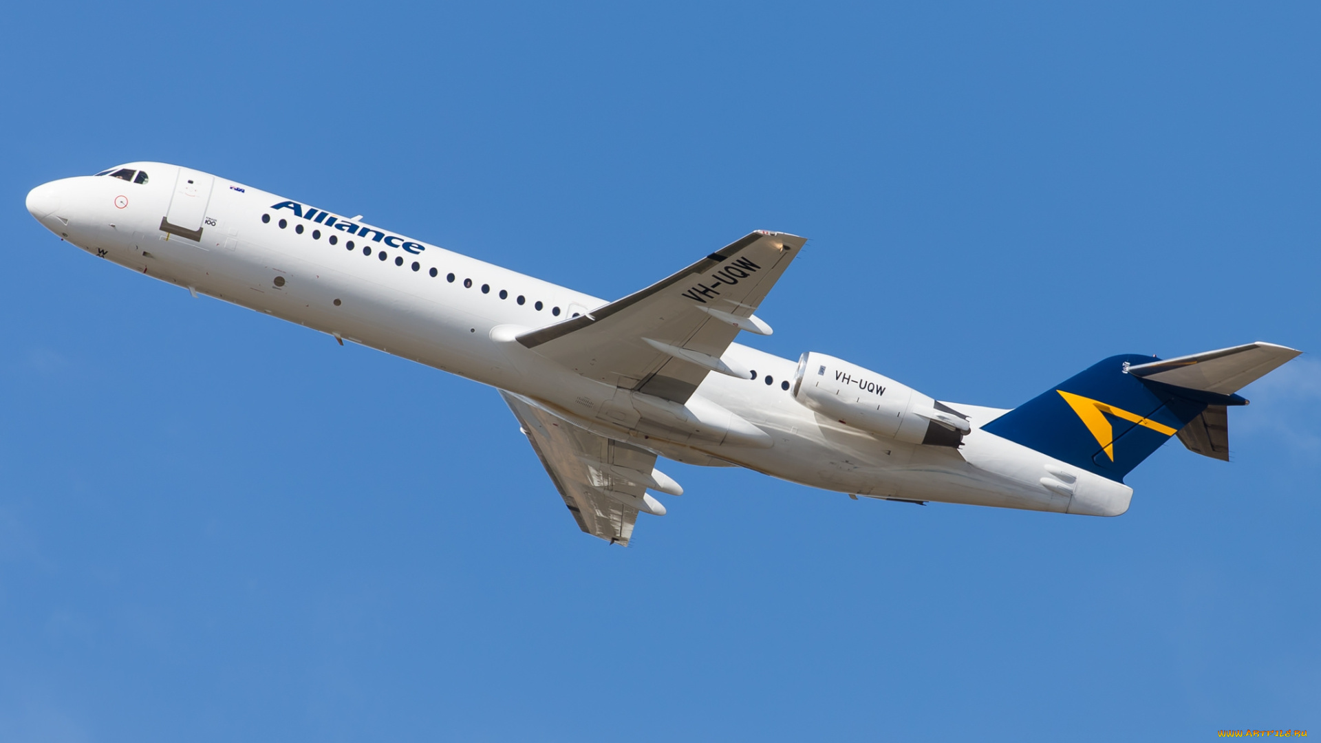 fokker, 100, авиация, пассажирские, самолёты, авиалайнер