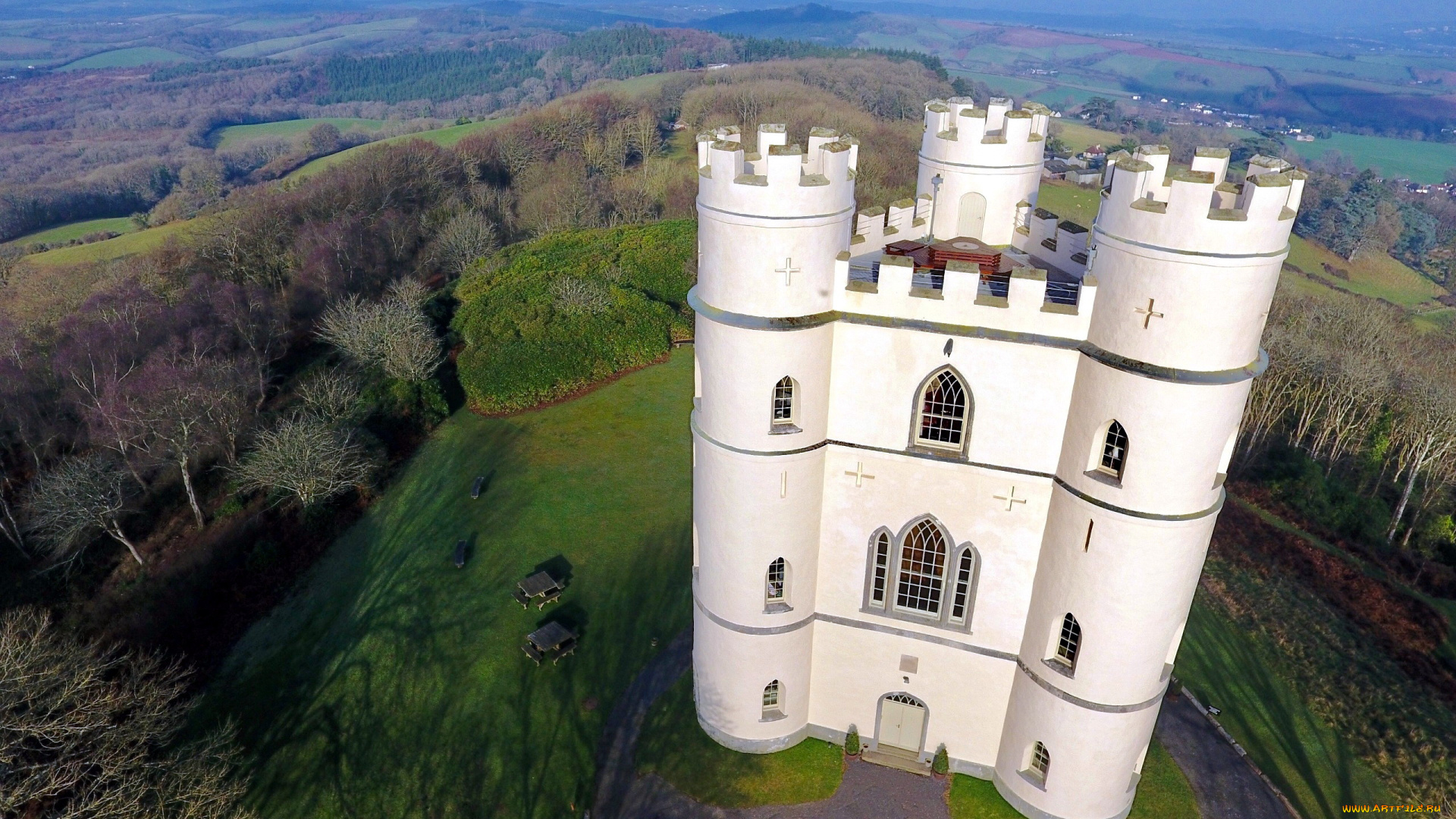 lawrence, castle, города, замки, англии, lawrence, castle