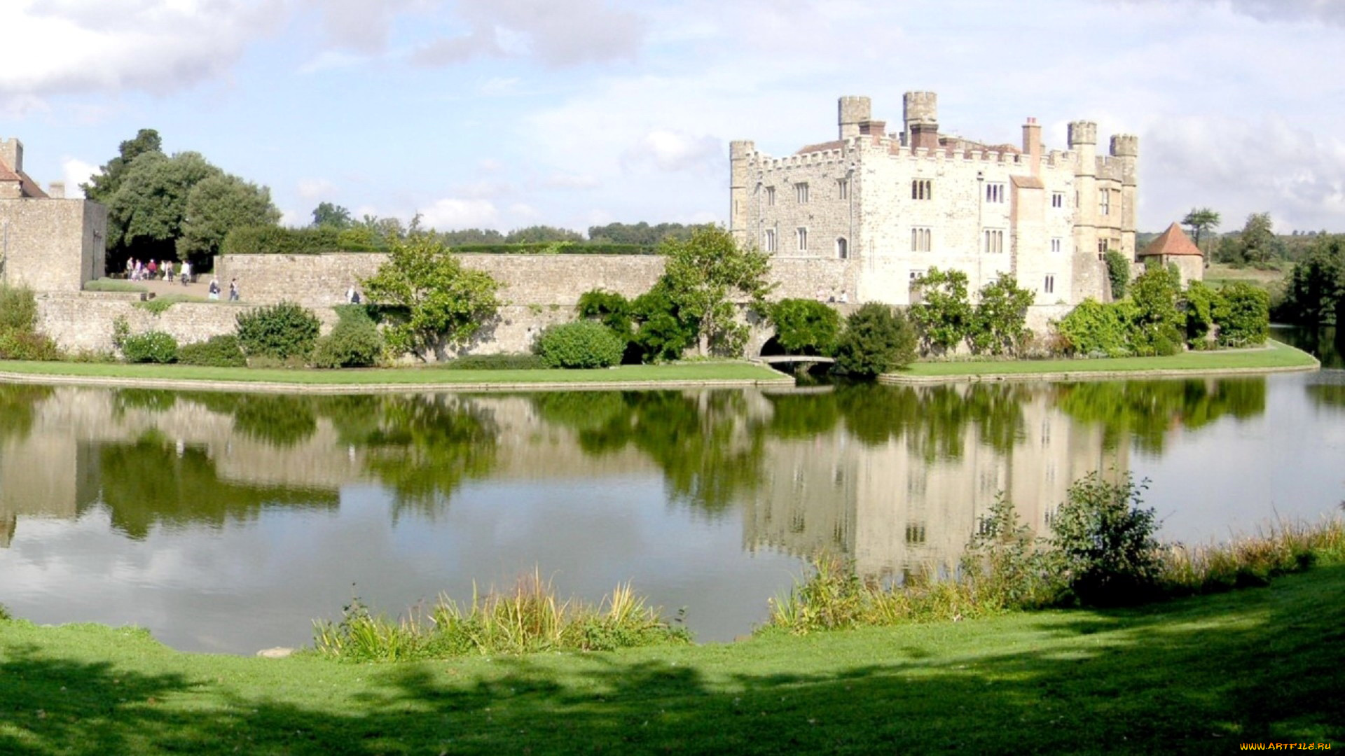 leeds, castle, города, замки, англии, leeds, castle