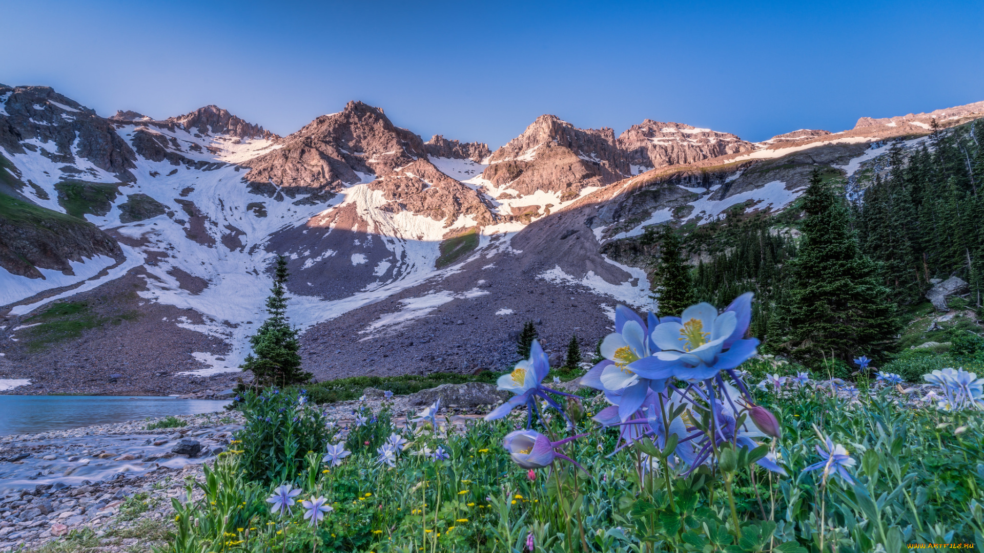 природа, горы, простор