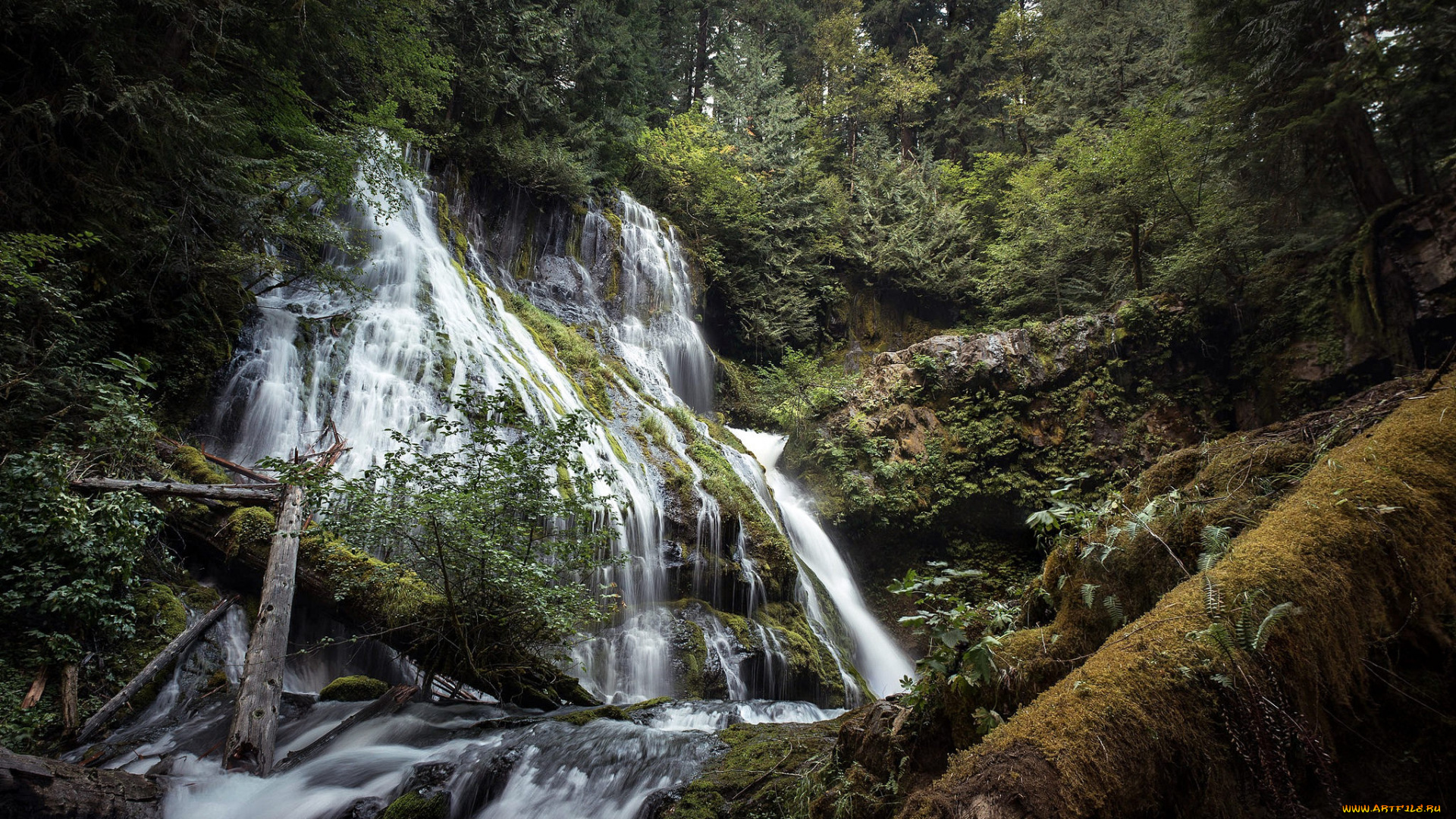 природа, водопады, простор