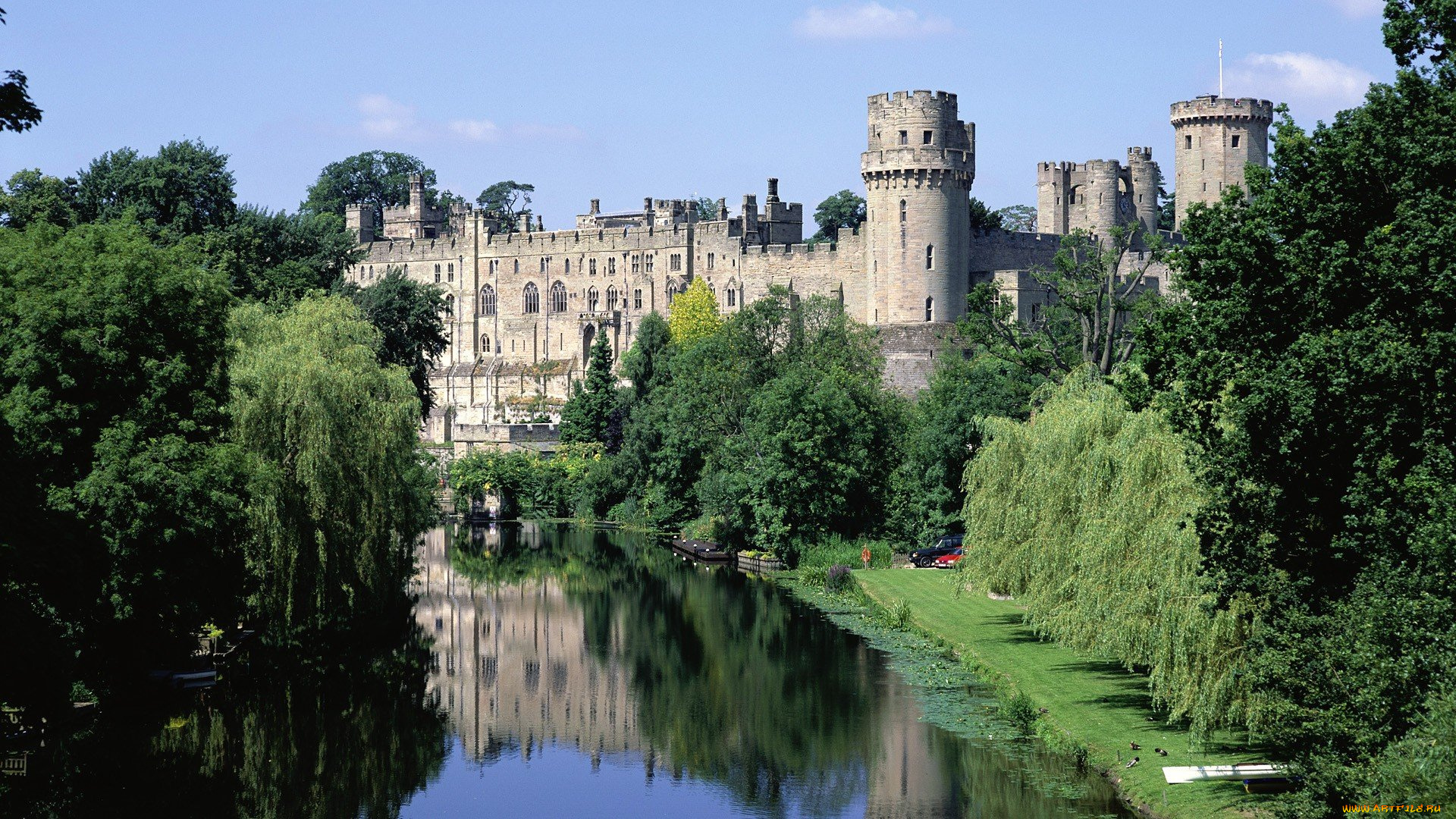 warwick, castle, города, замки, англии, warwick, castle