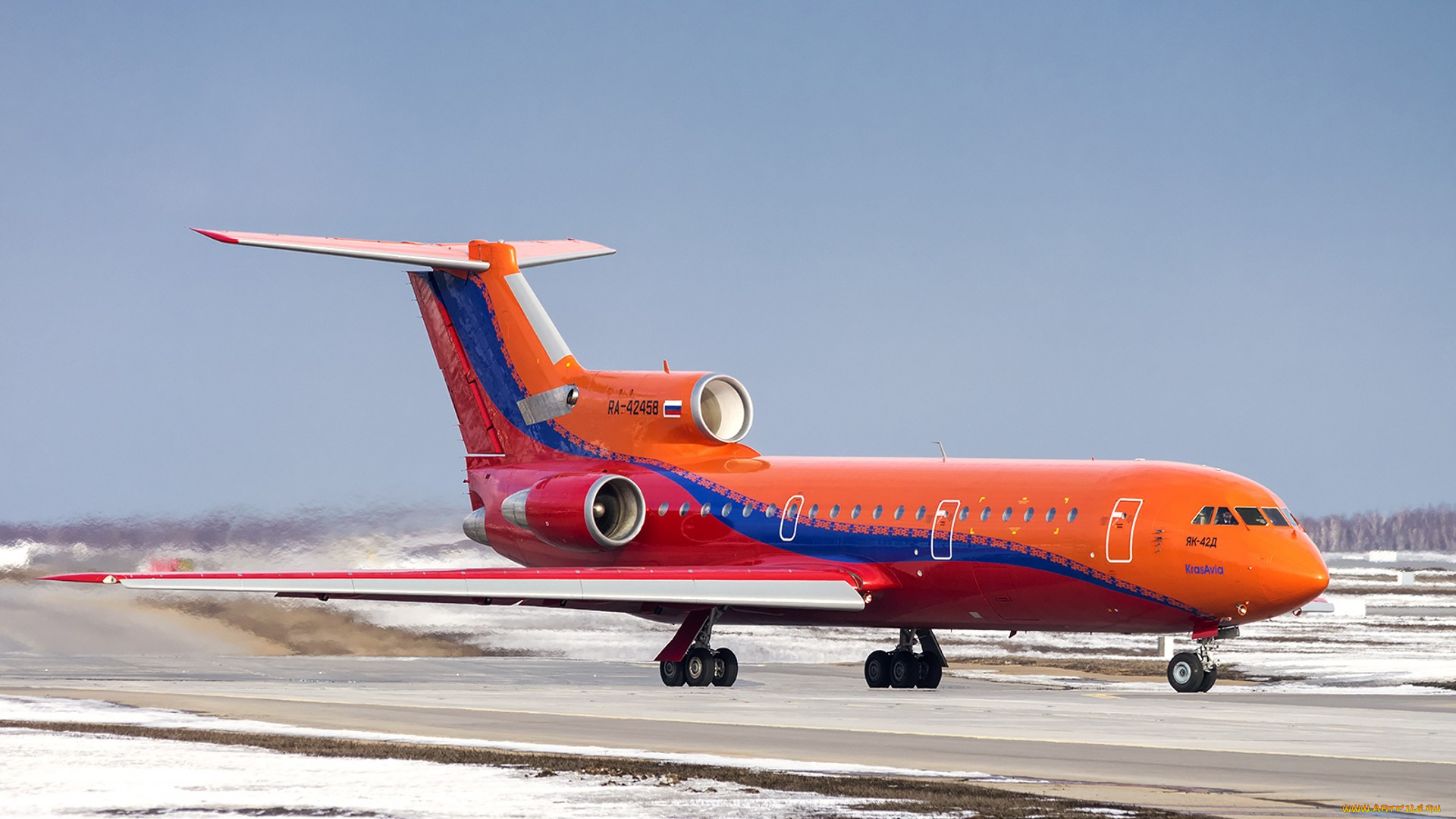 yak-42d, авиация, пассажирские, самолёты, авиалайнер