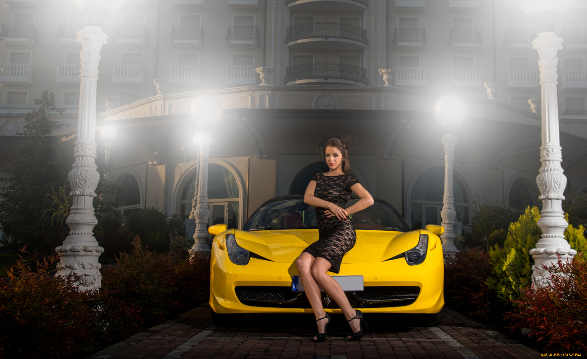 автомобили, -авто, с, девушками, авто, девушки