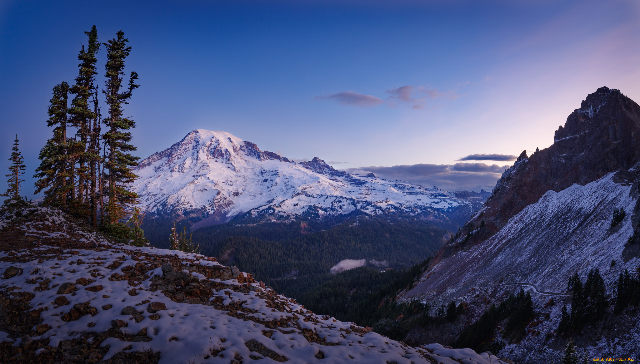 природа, горы, простор