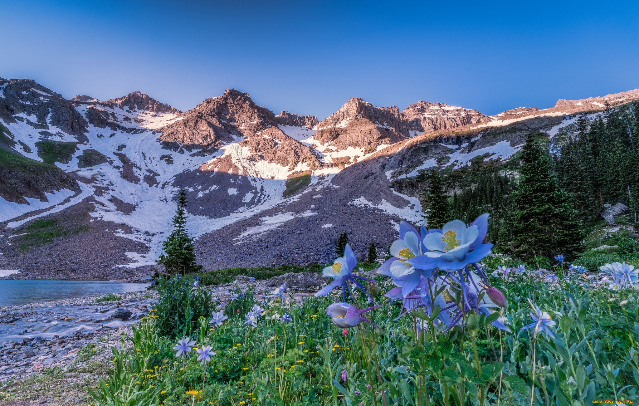 природа, горы, простор