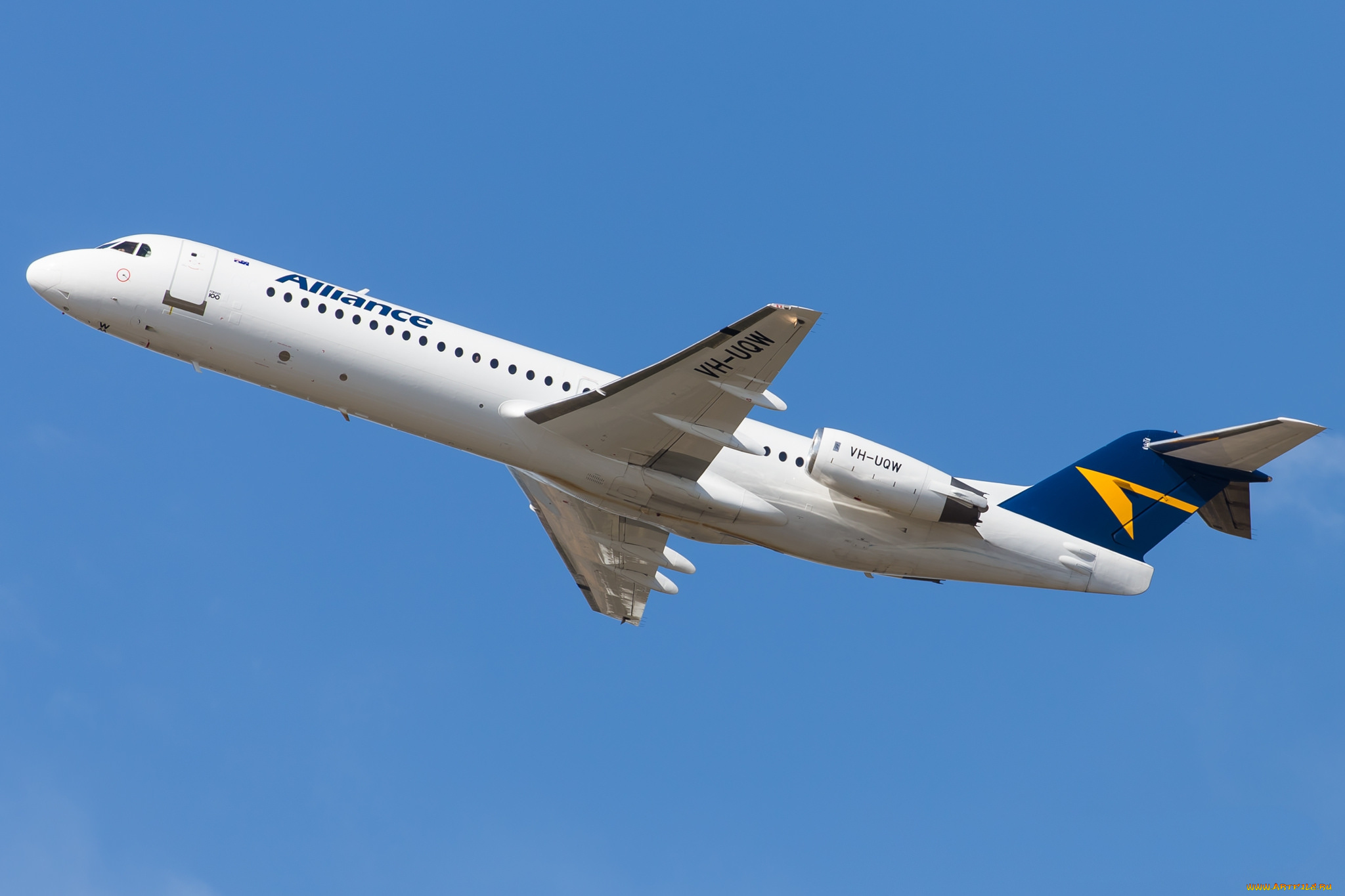 fokker, 100, авиация, пассажирские, самолёты, авиалайнер