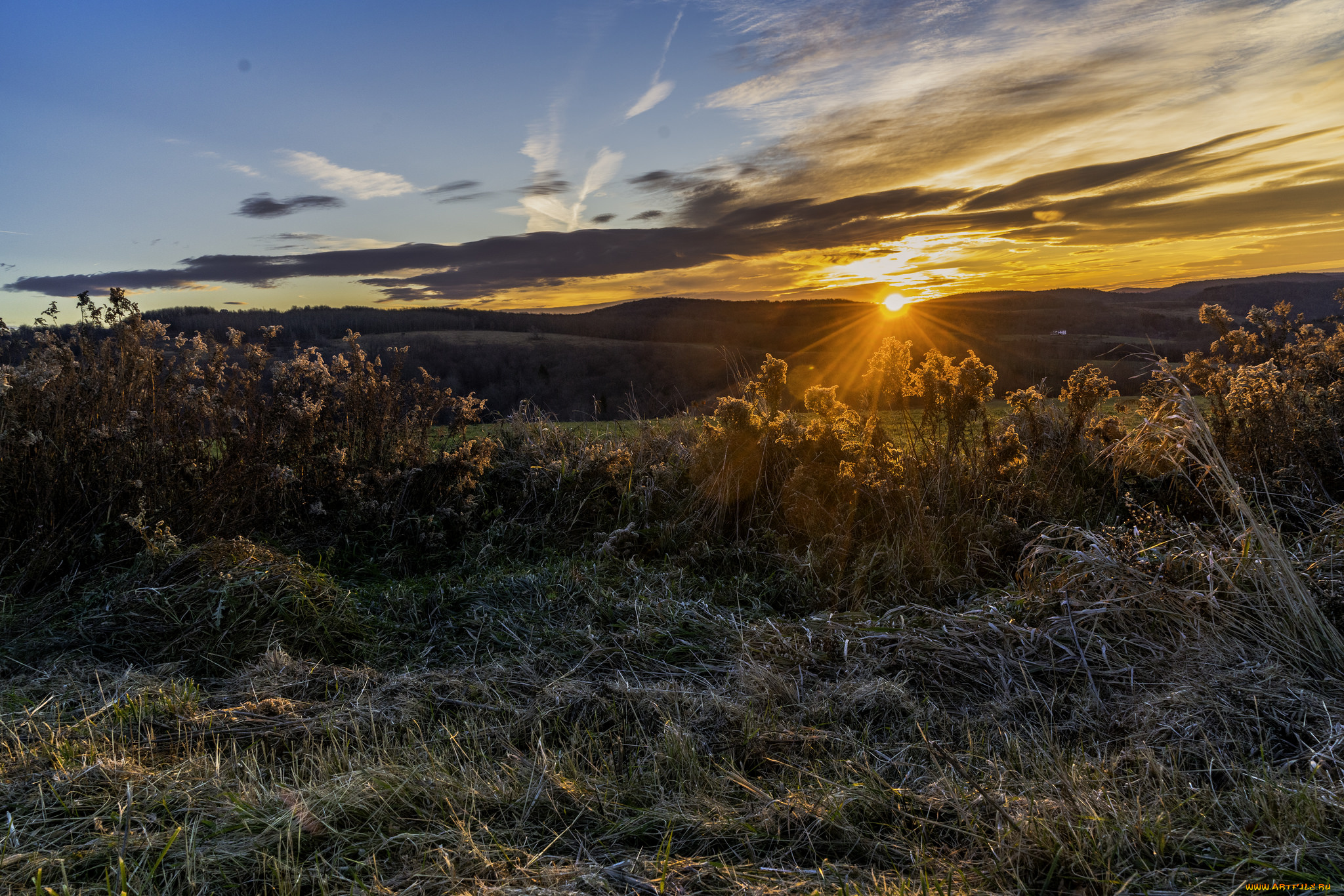природа, восходы, закаты, простор